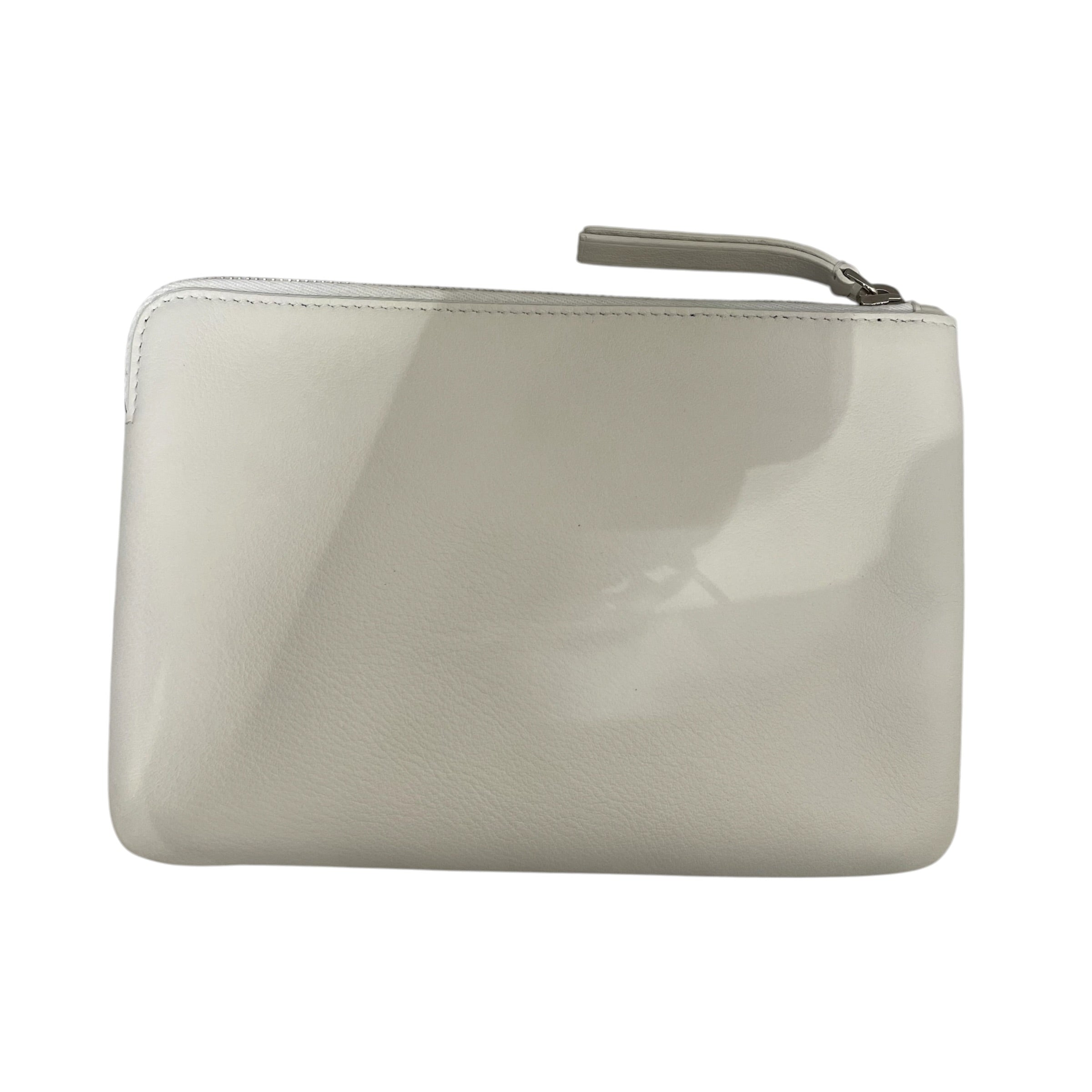 BALENCIAGA/Clutch Bag/Leather/WHT/ view 2