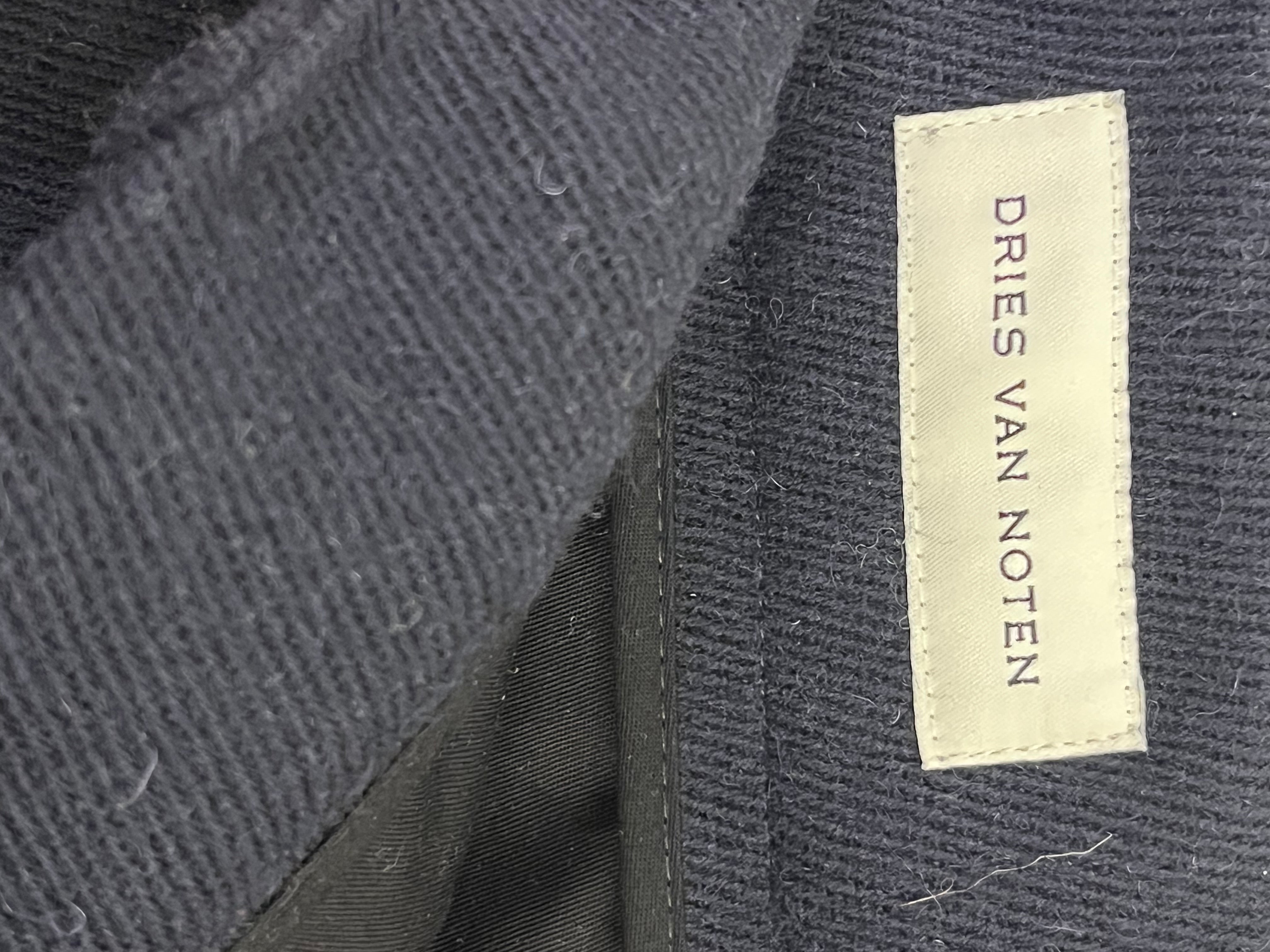 DRIES VAN NOTEN/Pants/50/Wool/NVY/WOOL SAILOR PANT view 3