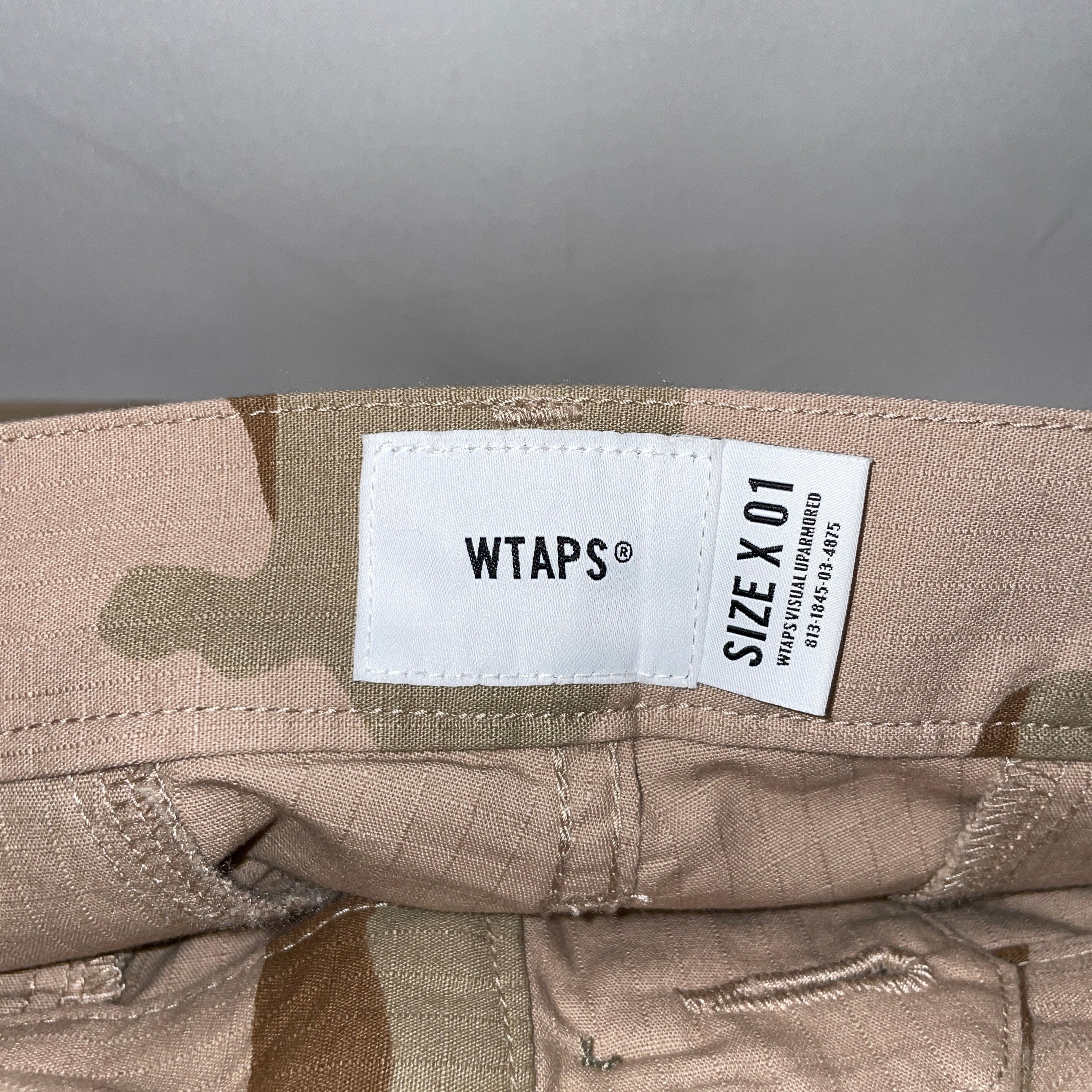 w)taps/Straight Pants/1/Cotton/CML/Camouflage/ view 3