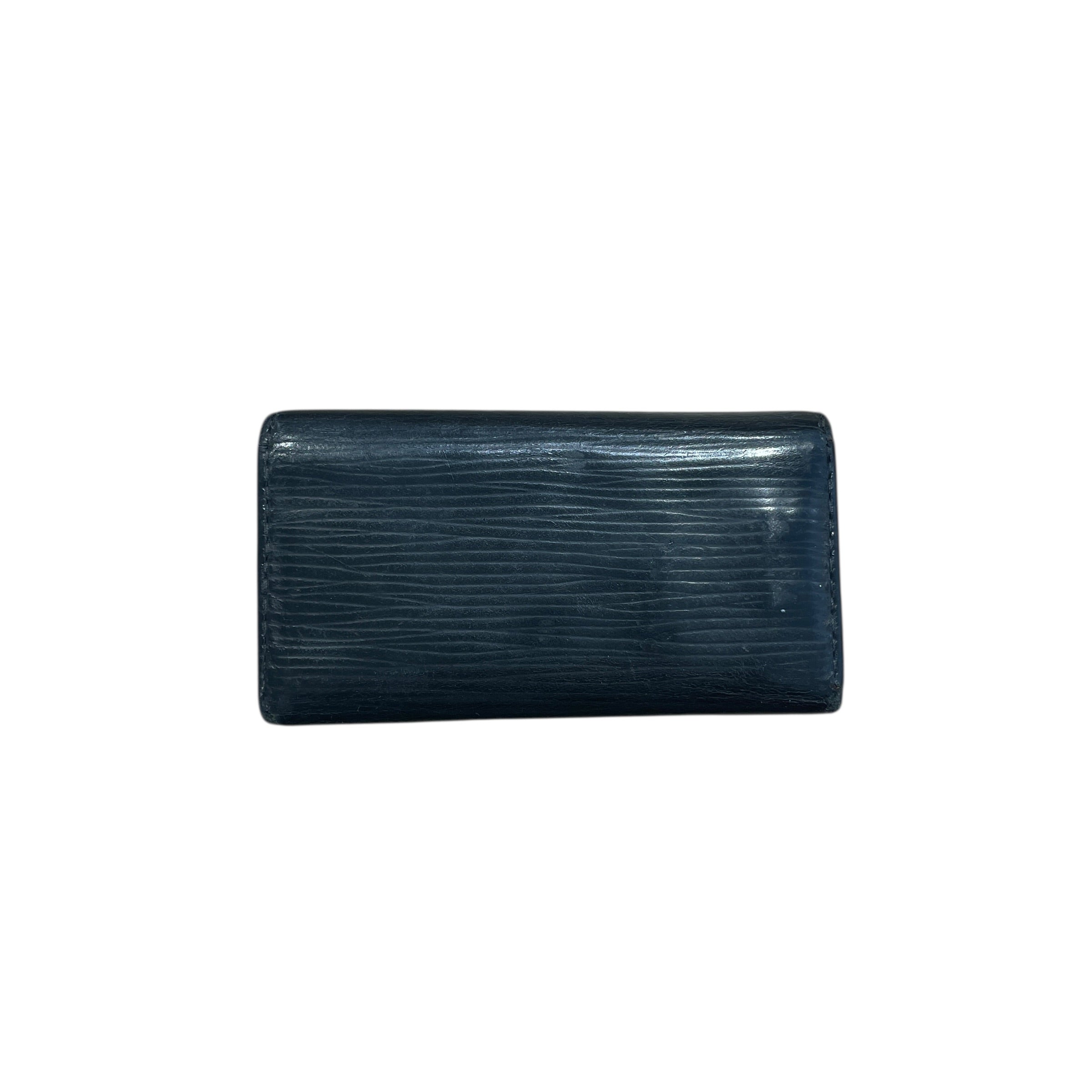 LOUIS VUITTON/Bifold Wallet/Leather/BLK/KEY HOLDER/EPI view 2