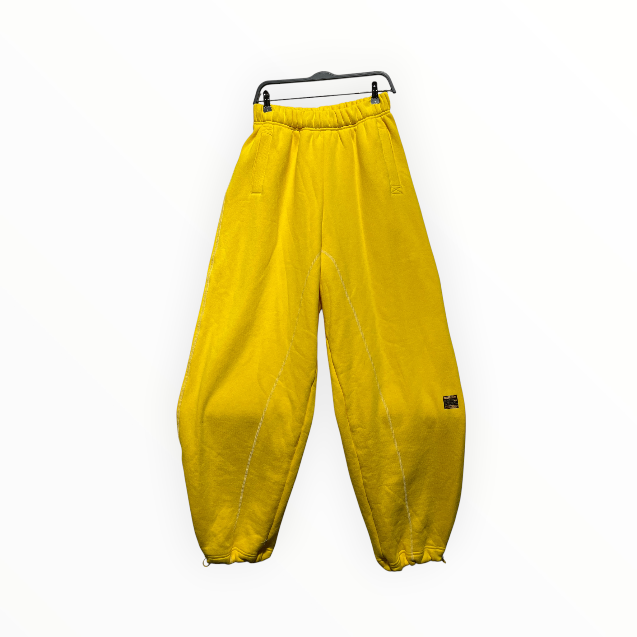 Raspberry Hills/Pants/Cotton/YEL/cuffed ankle view 1