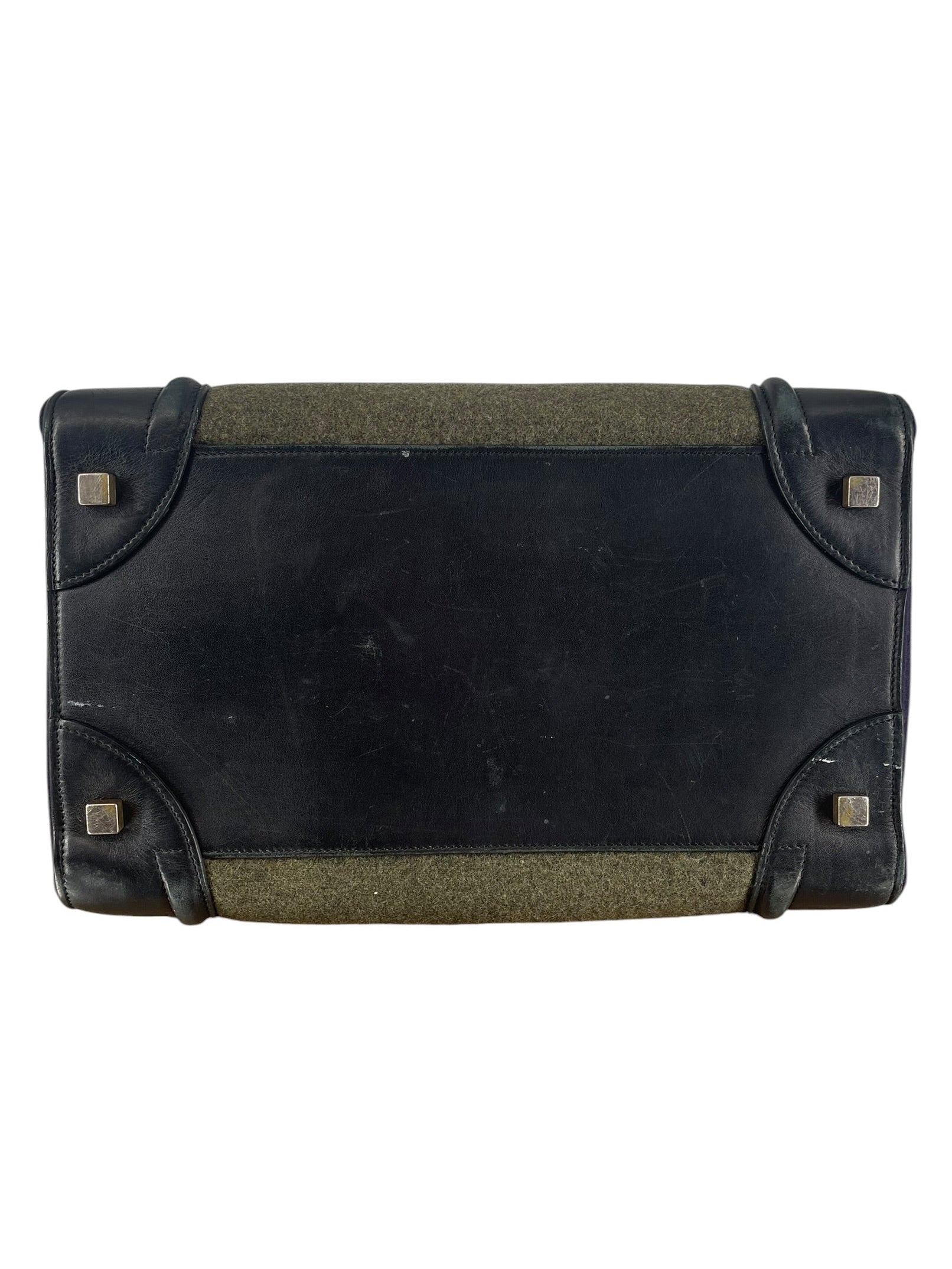 CELINE/Hand Bag/KHK/TRICOLOR FELT SATCHEL P-GA-013 view 6