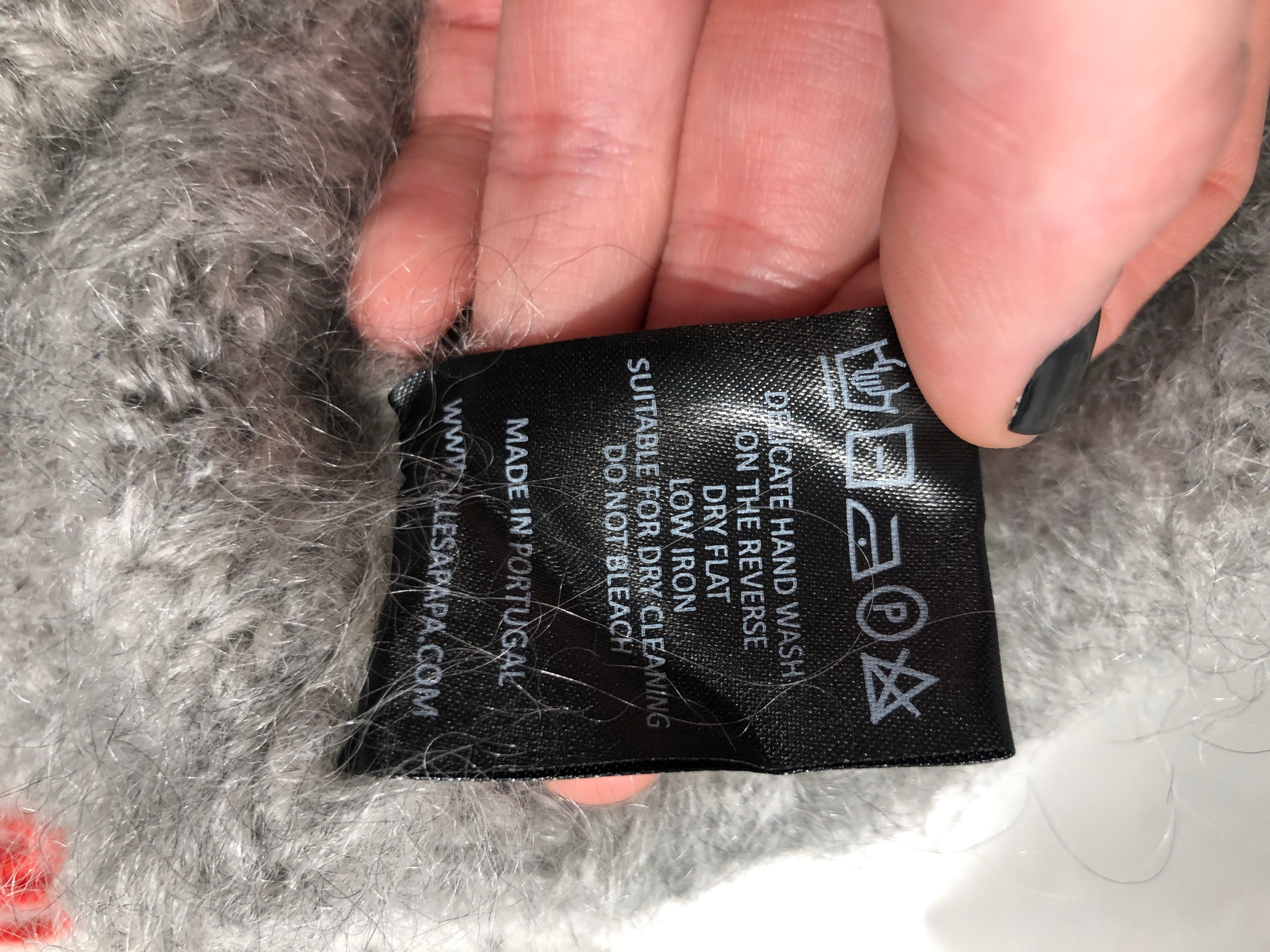 FILLES PAPA/Sweater/0/Mohair/GRY/82% KID MOHAIR view 5