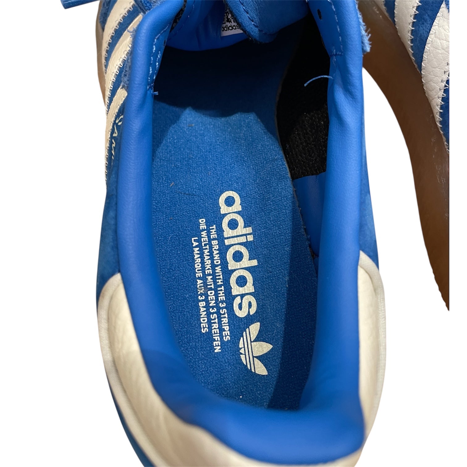 adidas/Low-Sneakers/US 8.5/Nylon/BLU/Blue Adidas Fur Sambae Shoes view 3