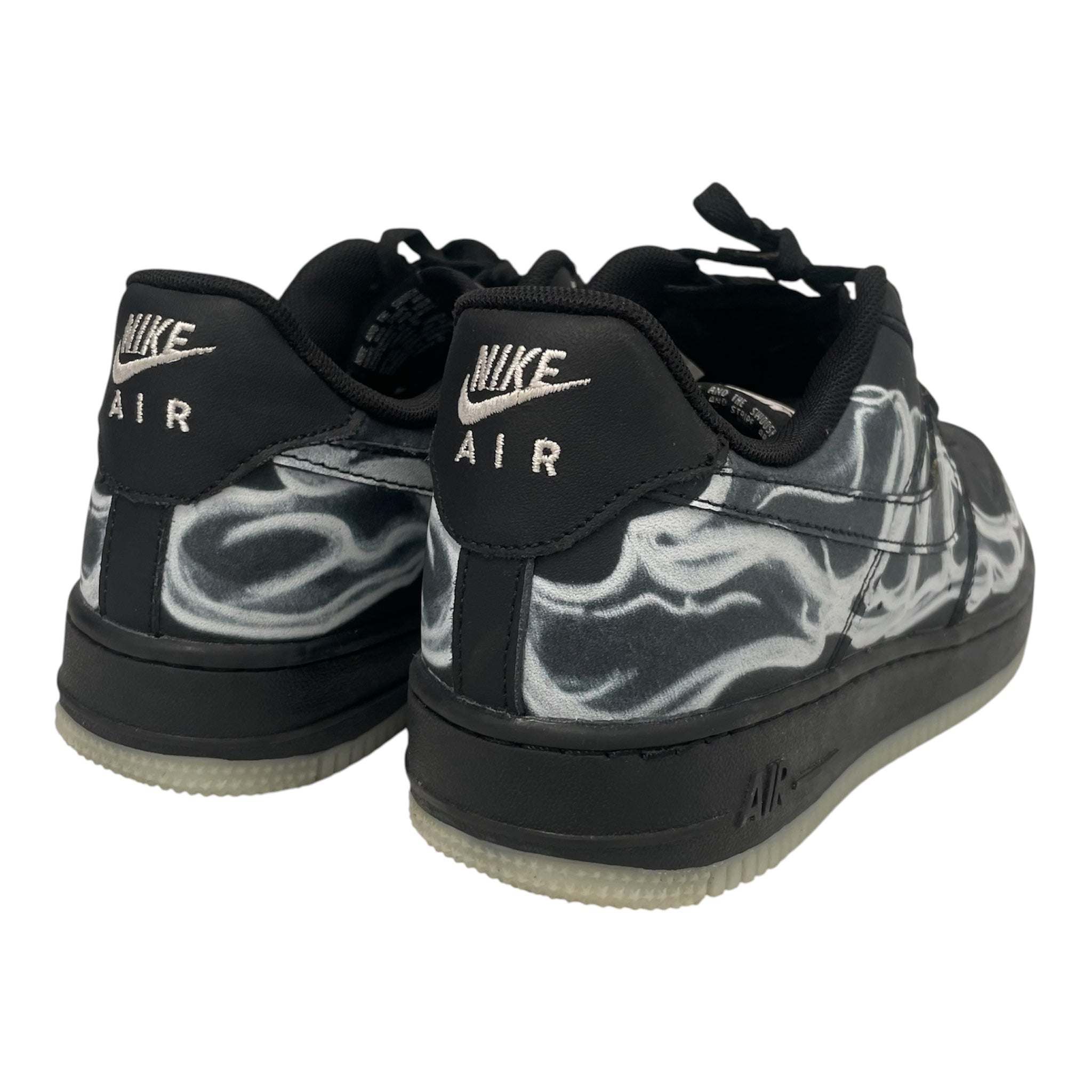 NIKE/Low-Sneakers/US 10/Leather/BLK/SKELETON view 2