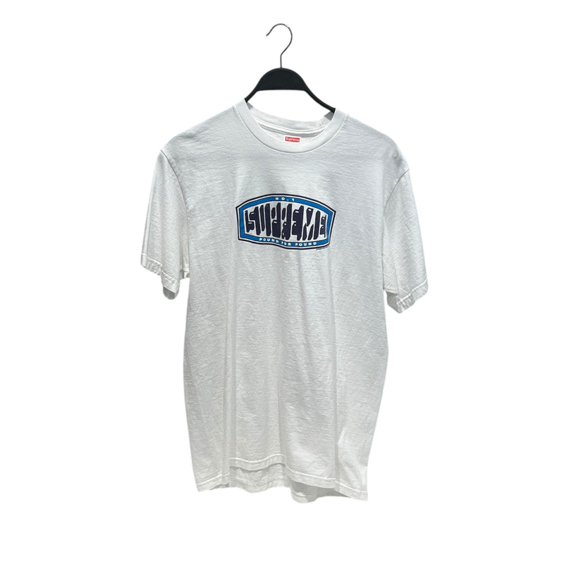 Supreme/T-Shirt/L/Cotton/WHT/POUND FOR POUND