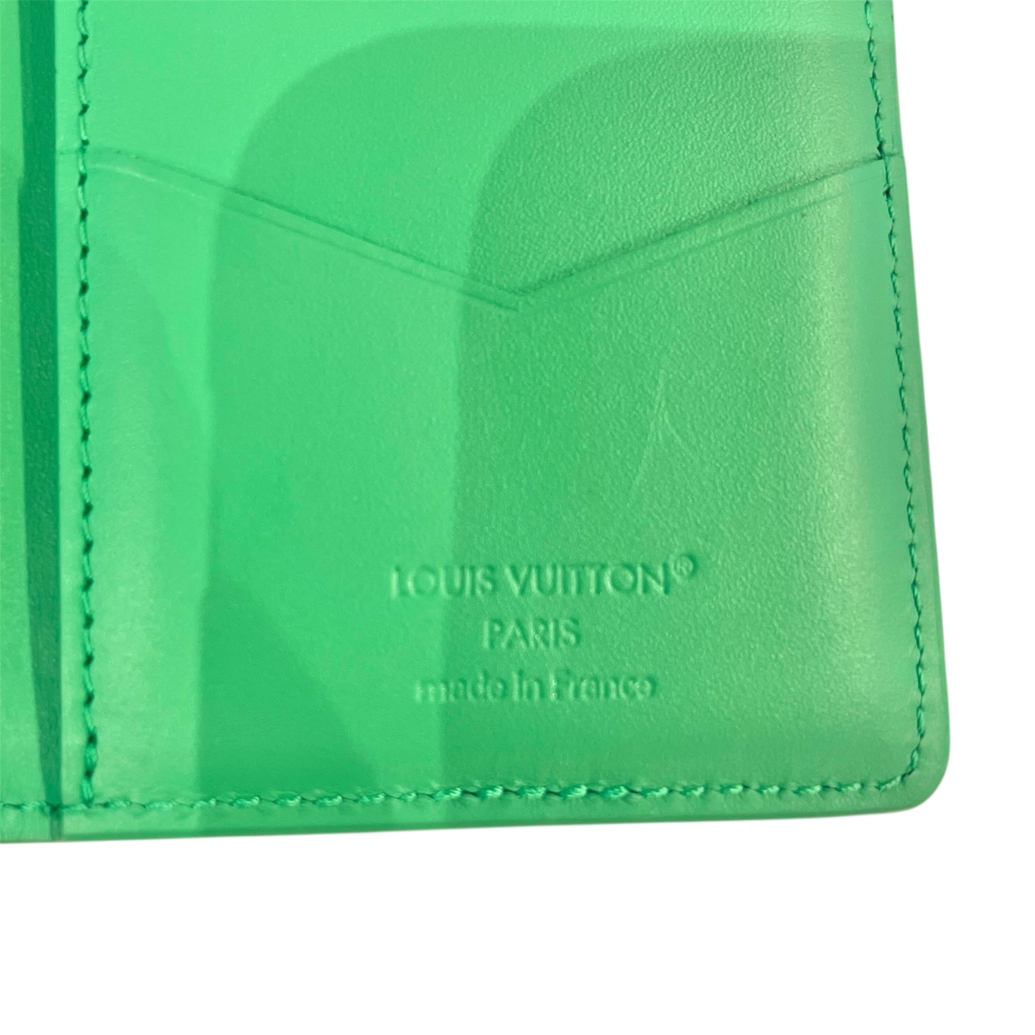 LOUIS VUITTON/Trifold Wallet/Leather/GRN/ view 4