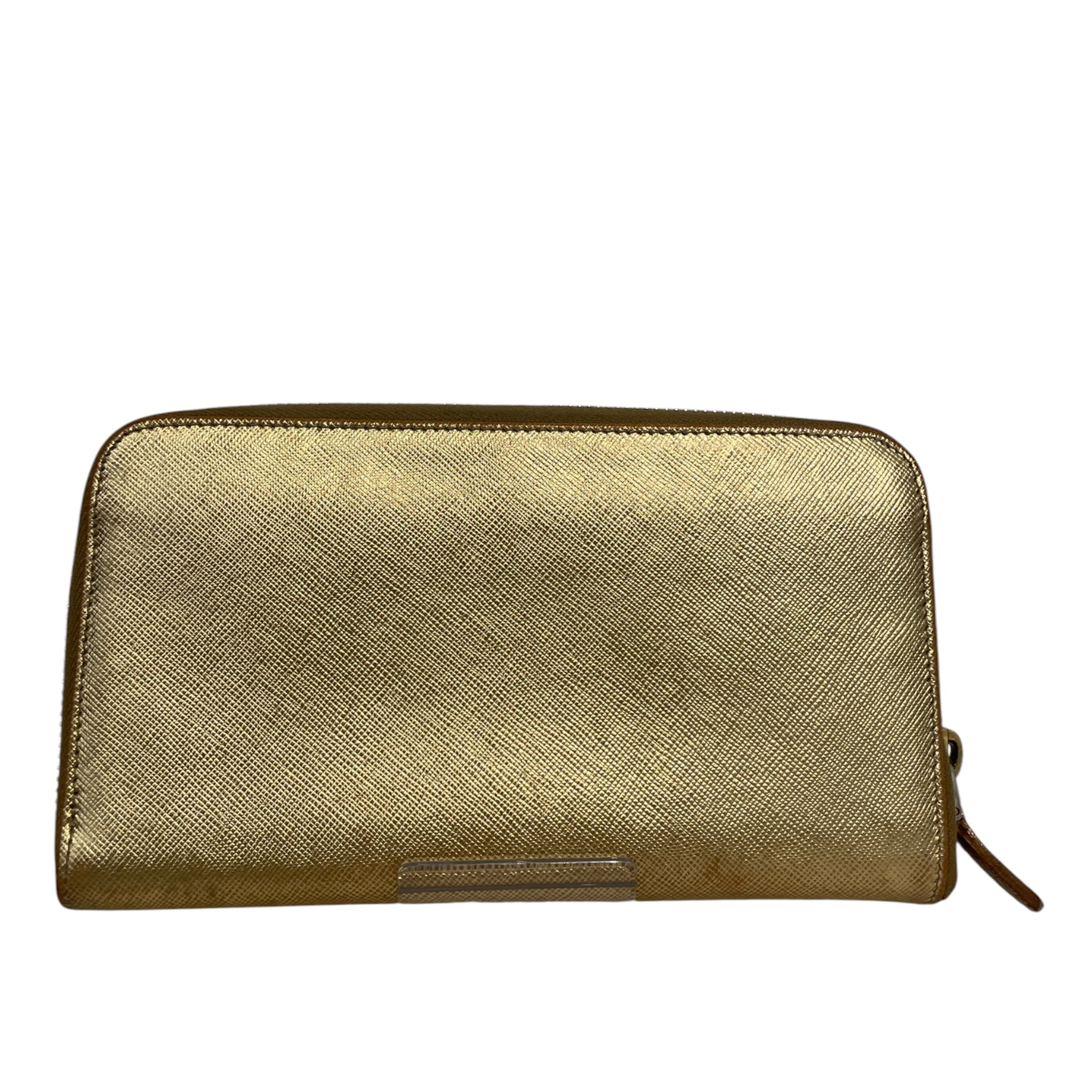 PRADA/Long Wallet/Leather/GLD/L's/TCGVQ3W view 2