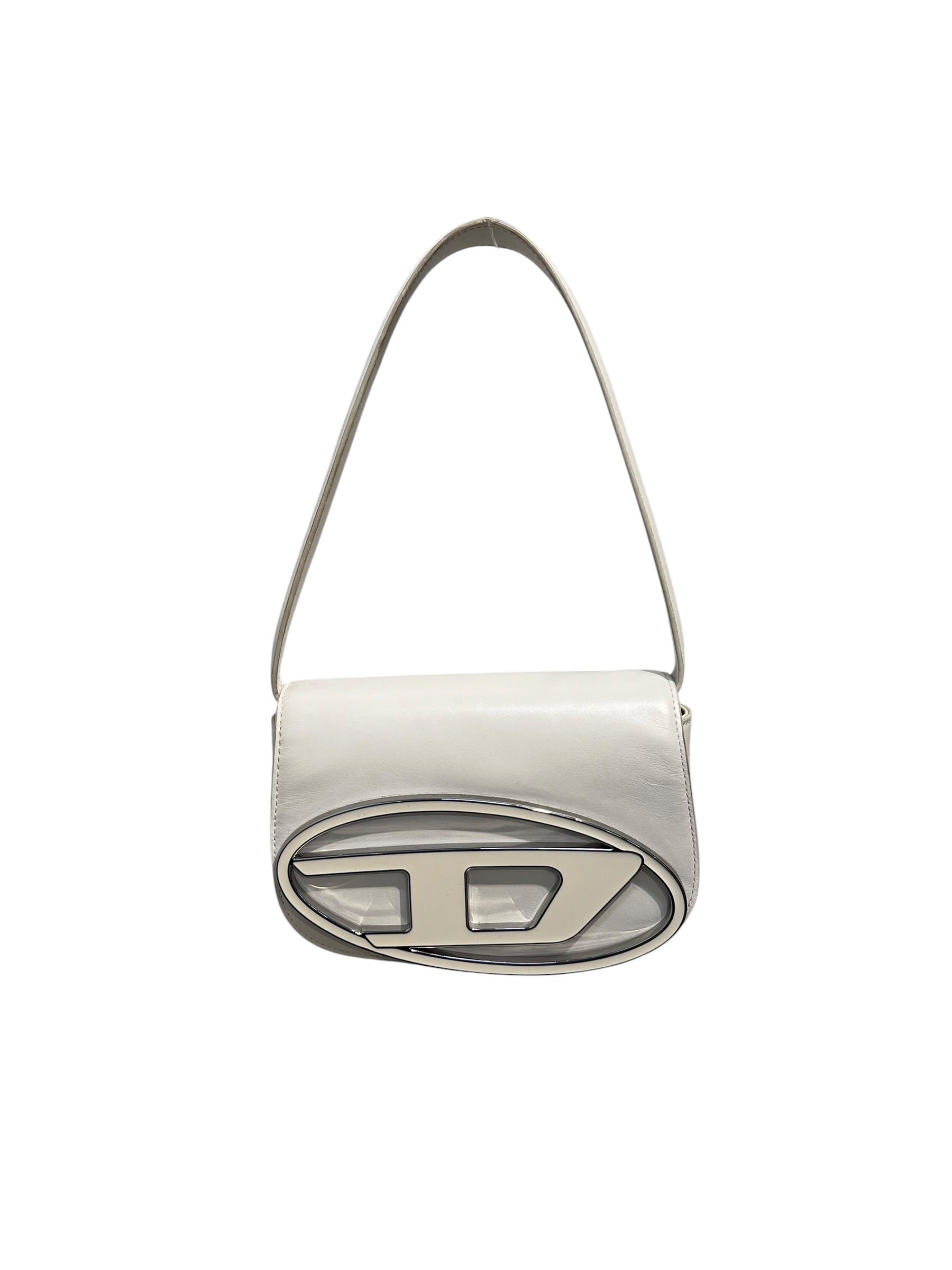 DIESEL/Bag/Leather/WHT/MAIN DIESEL LOGO view 1