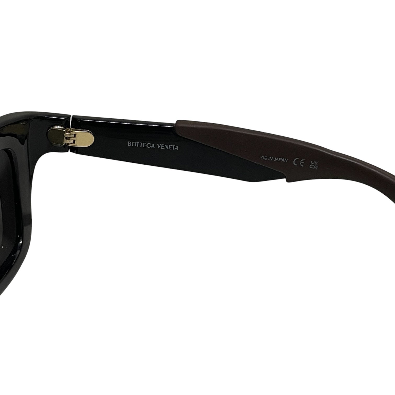 BOTTEGA VENETA/Sunglasses/Plastic/BLK/M's/BRWN ARMS/BV1183S view 3