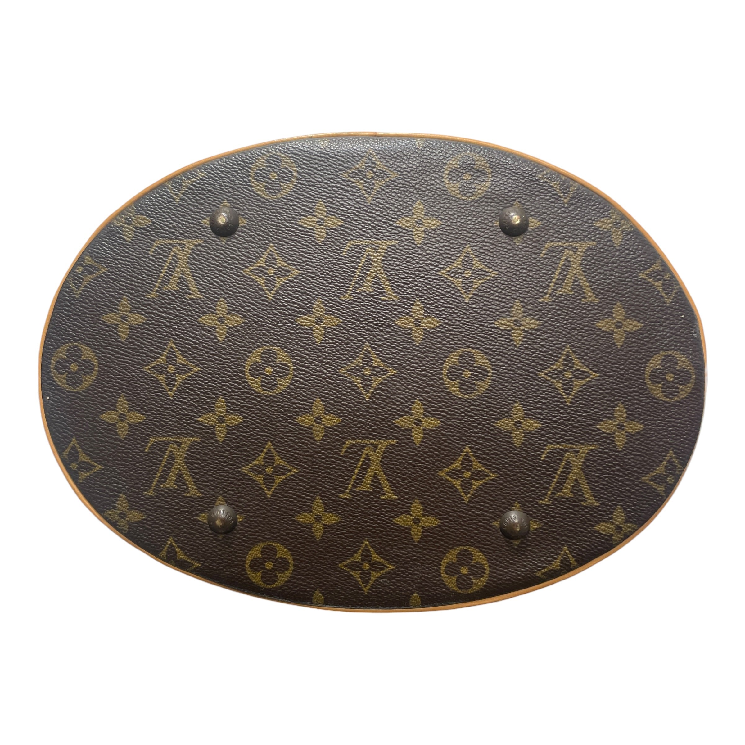 LOUIS VUITTON/Tote Bag/Monogram/Leather/BRW/Bucket Monogram Tote view 5