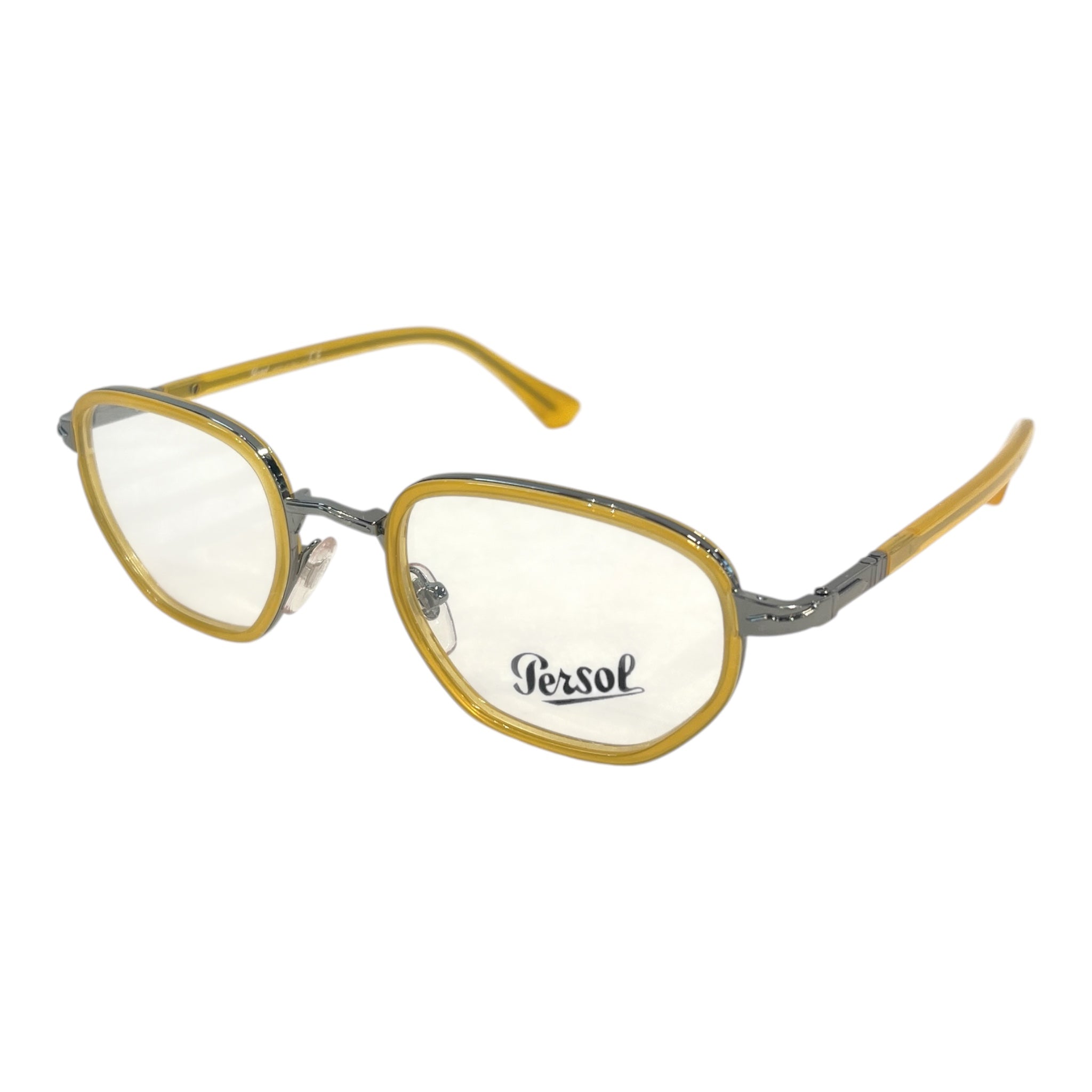 Persol/Sunglasses/Celluloid/GLD/CLEAR LENS view 2