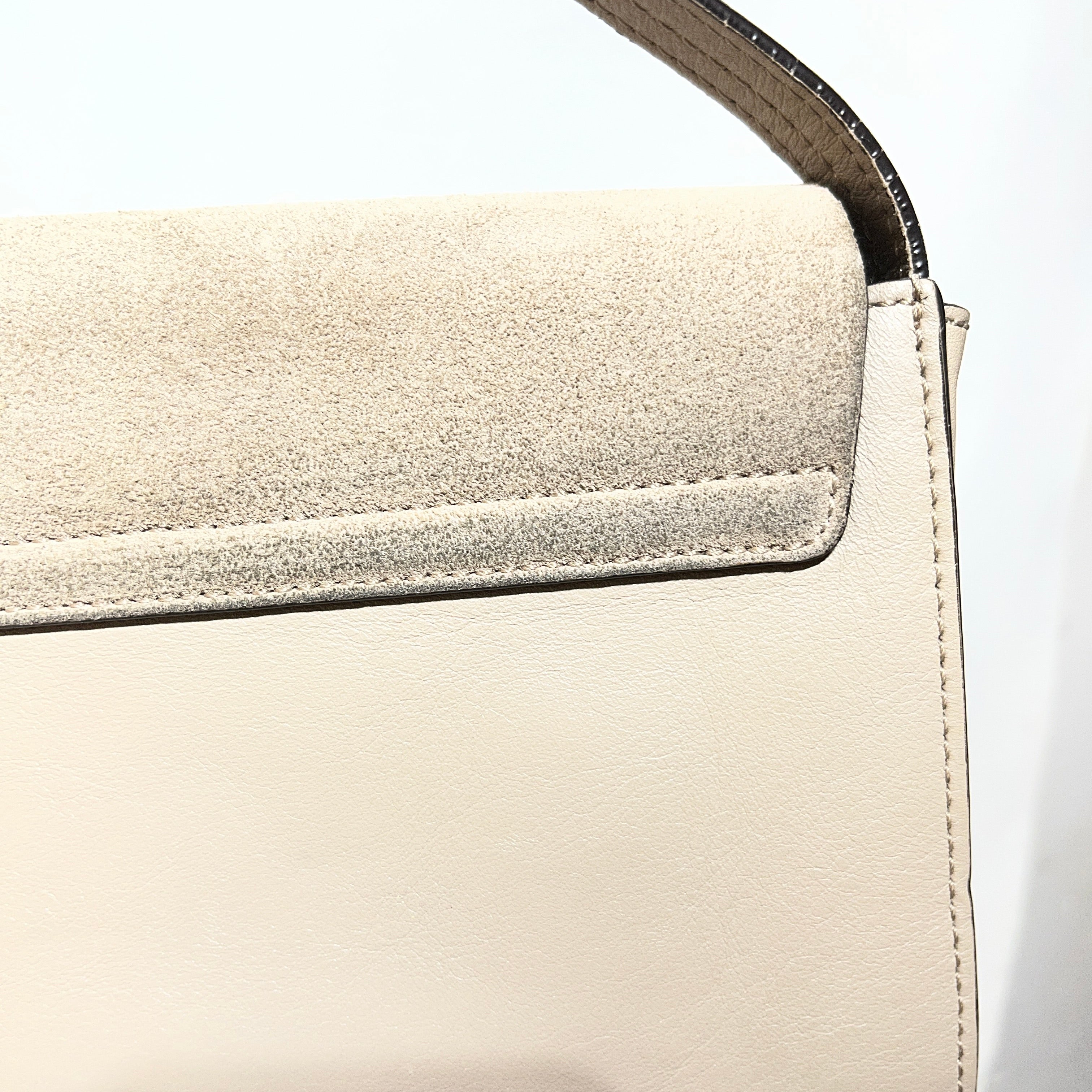 Chloe/Cross Body Bag/Leather/GRY/FAYE SHOULDER BAG view 11
