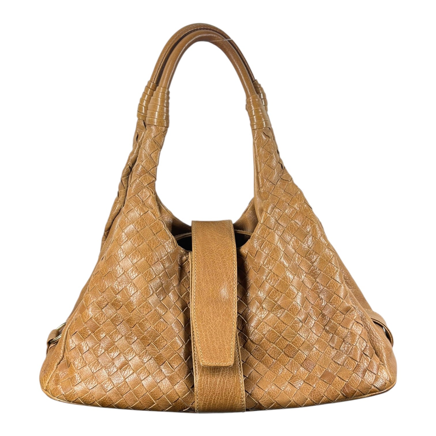 BOTTEGA VENETA/Hand Bag/Leather/CML/INTRECCIATO CAMPANA BAG view 2