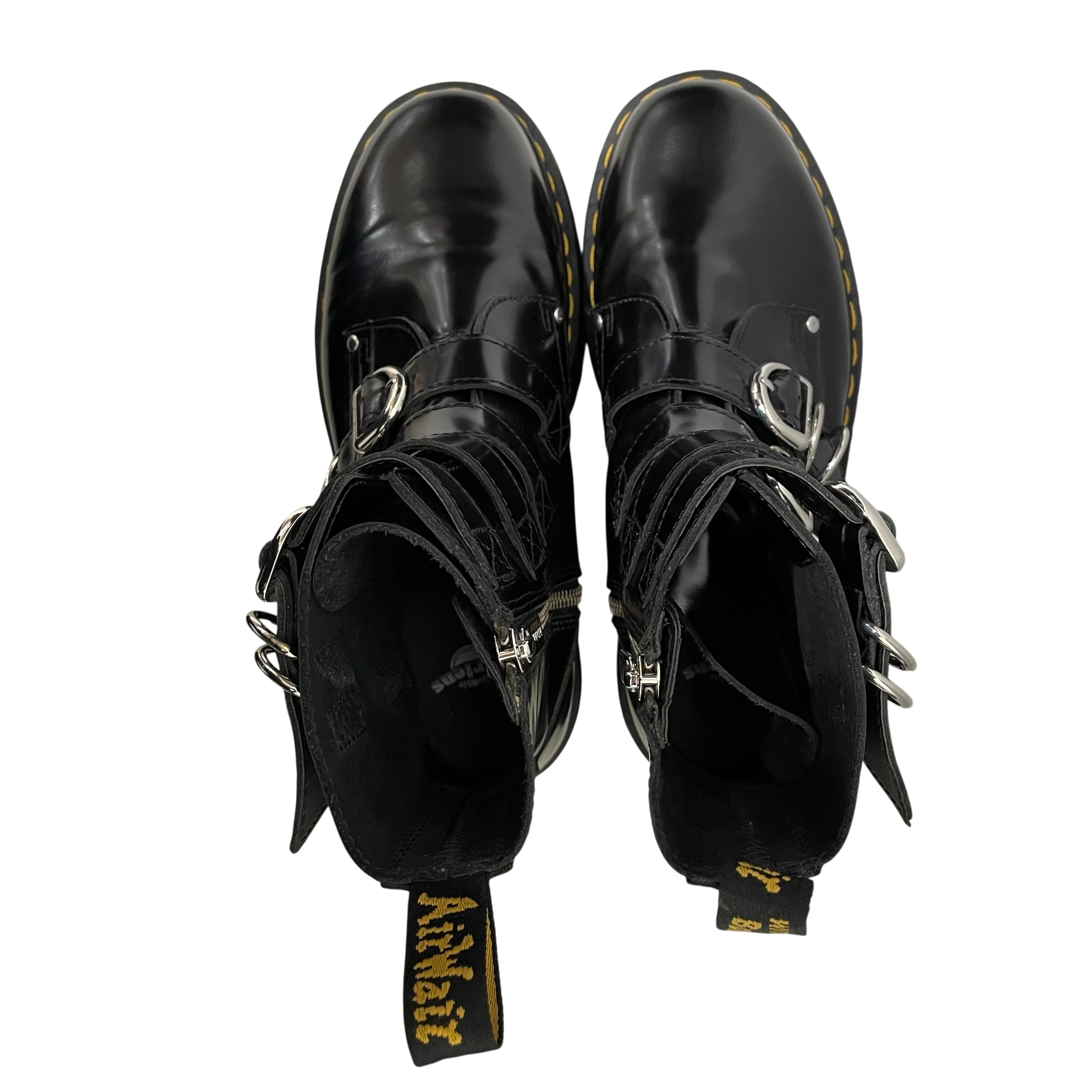 Dr.Martens/Boots/US 8/Leather/BLK/Dr.Martena Jadon Max Hardware view 5