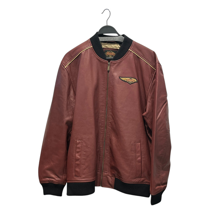 HARLEY DAVIDSON/Leather Jkt/XL/Leather/BRW/120th Anniversary