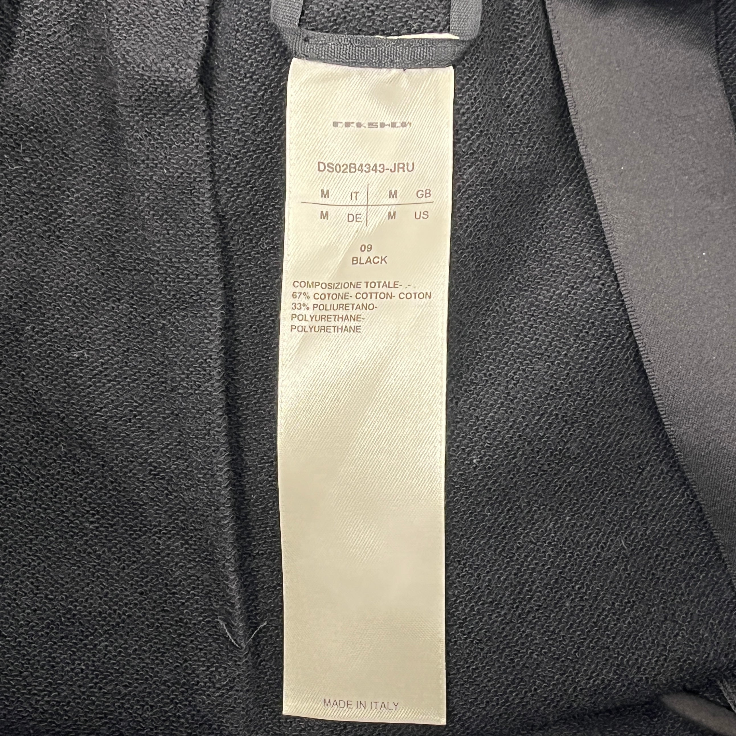 RICK OWENS DRKSHDW/Skirt/M/Polyester/BLK/ view 4