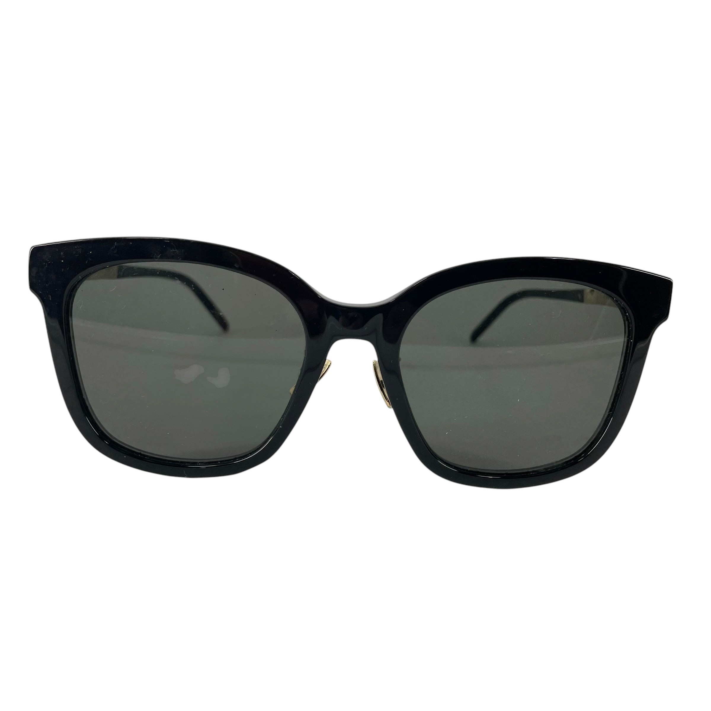 SAINT LAURENT/Sunglasses/Titanium/BLK/SLM7K GOLD INNER view 1