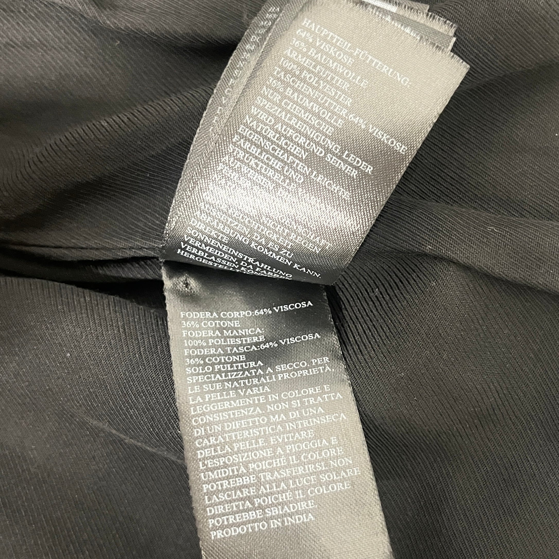 ALLSAINTS/Leather Jkt/0/Leather/GRY/WAIST ADJUSTMENT view 6
