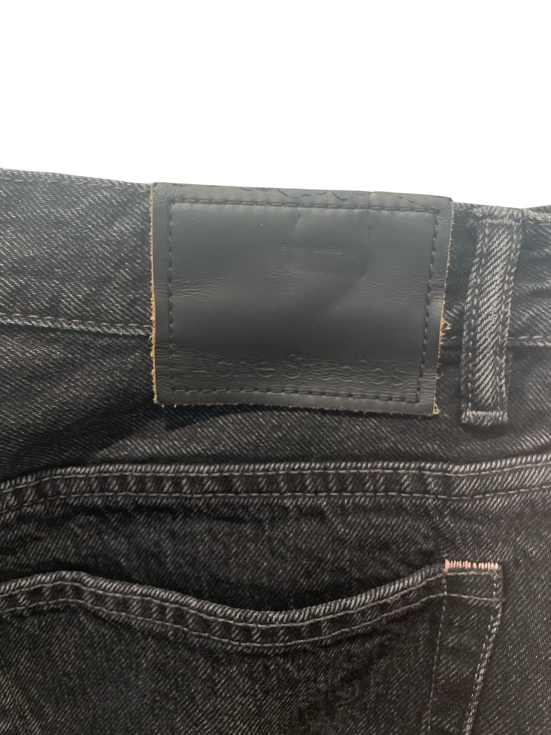 Acne Studios/Pants/32/Denim/BLK/2021M VINTAGE BLACK view 3