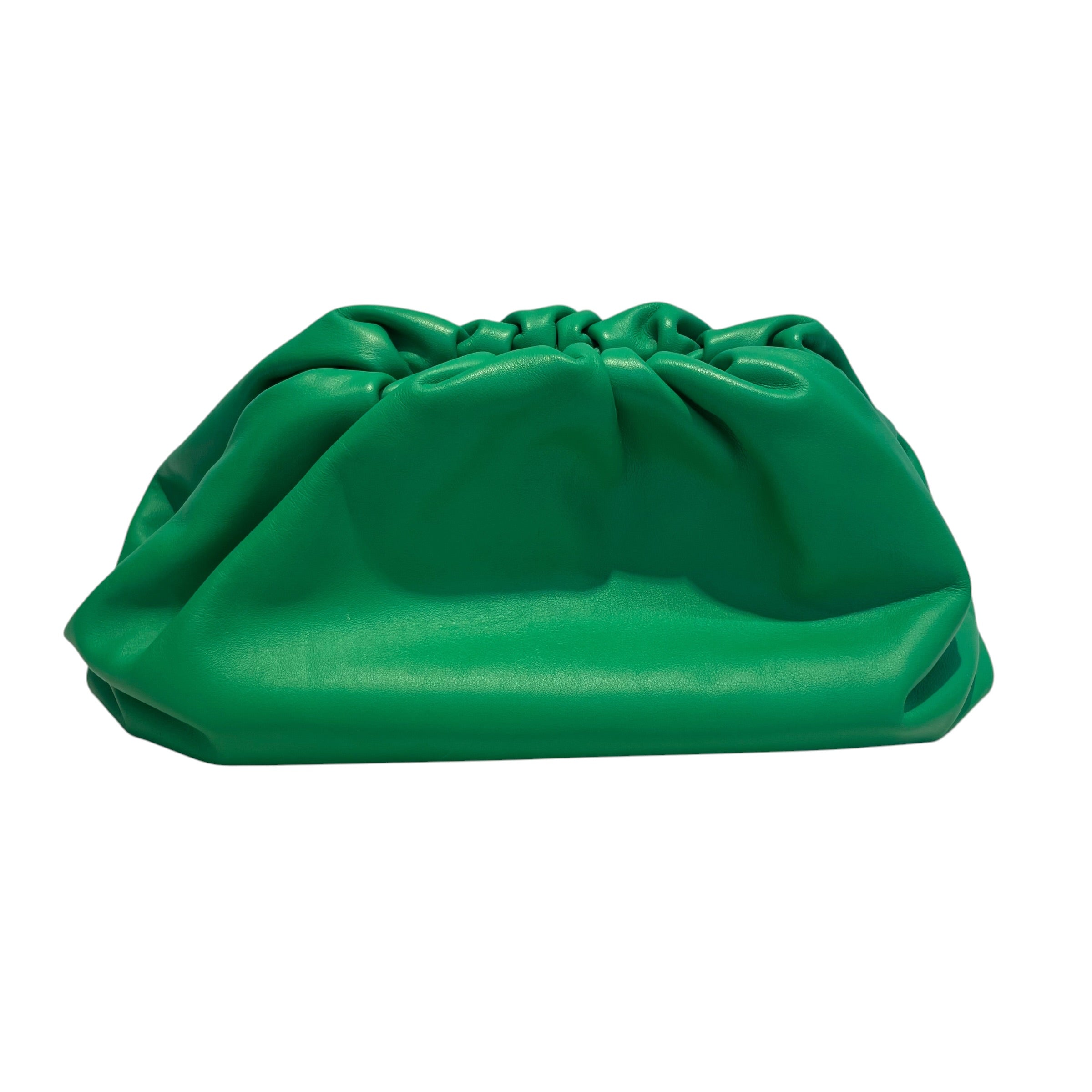 BOTTEGA VENETA/Clutch Bag/Leather/GRN/TEEN POUCH BAG view 2