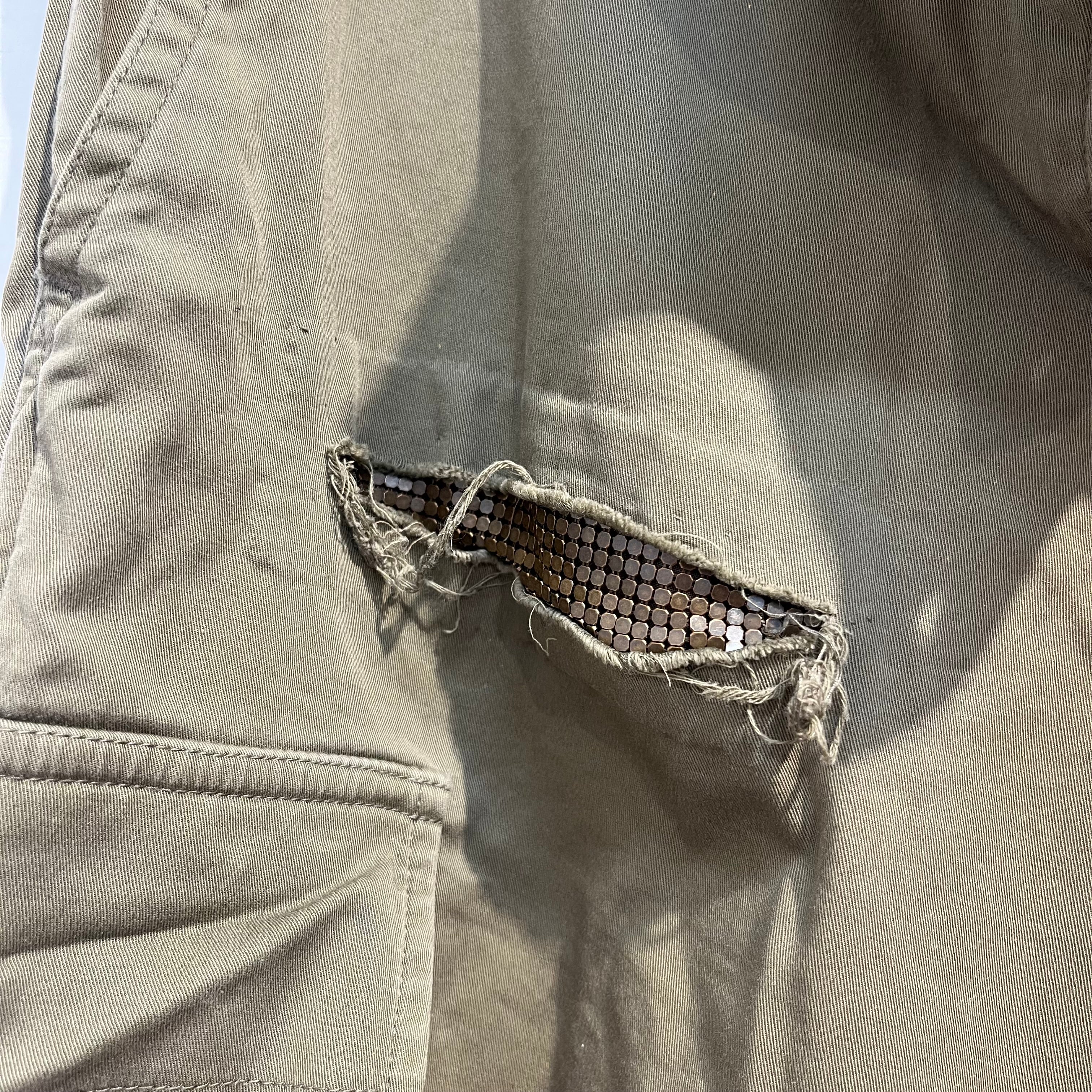 BALMAIN/Bottoms/40/Cotton/GRN/MILITARY CHAINMAIL CARGO view 4