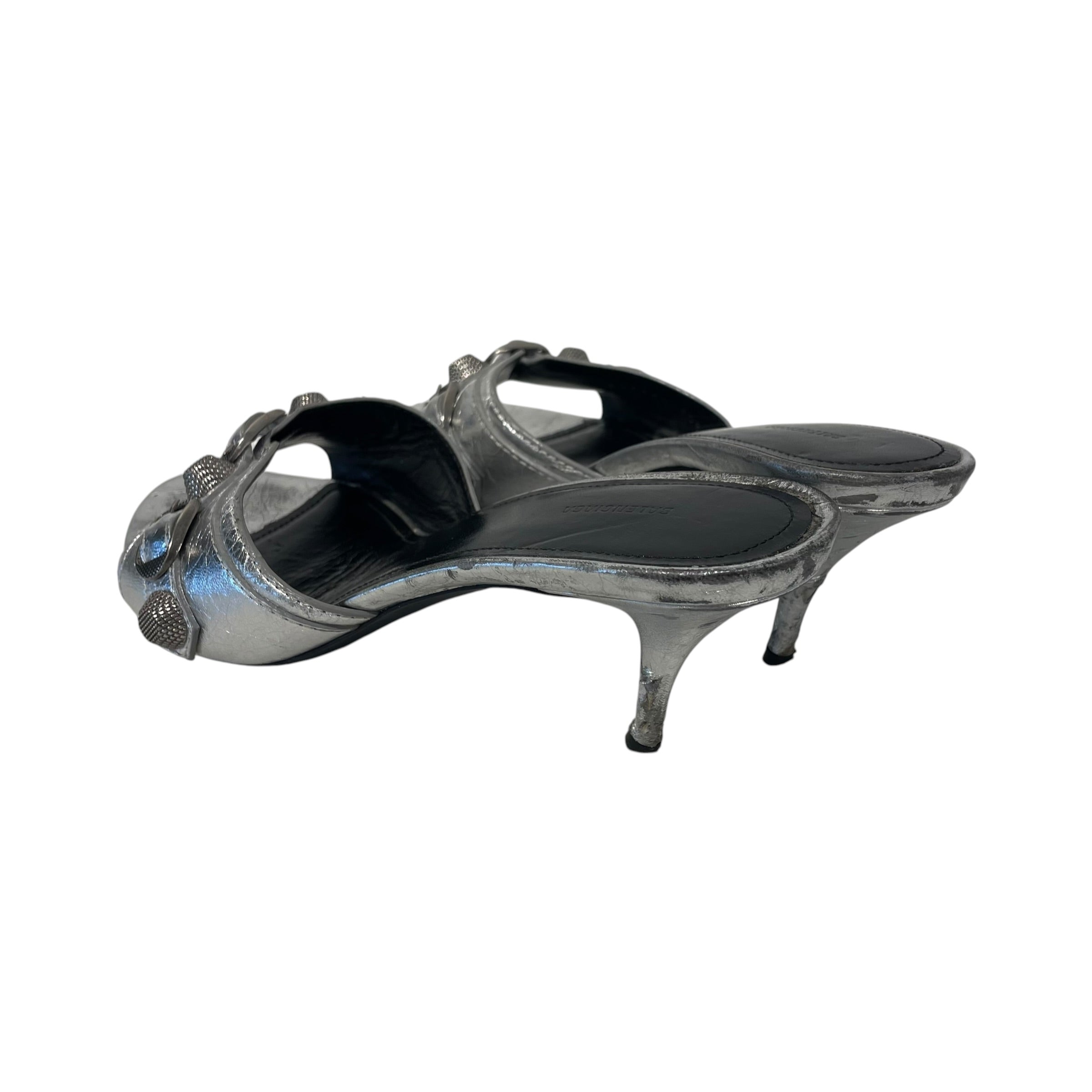 BALENCIAGA/Heels/EU 38.5/Faux Leather/SLV/694347 view 2