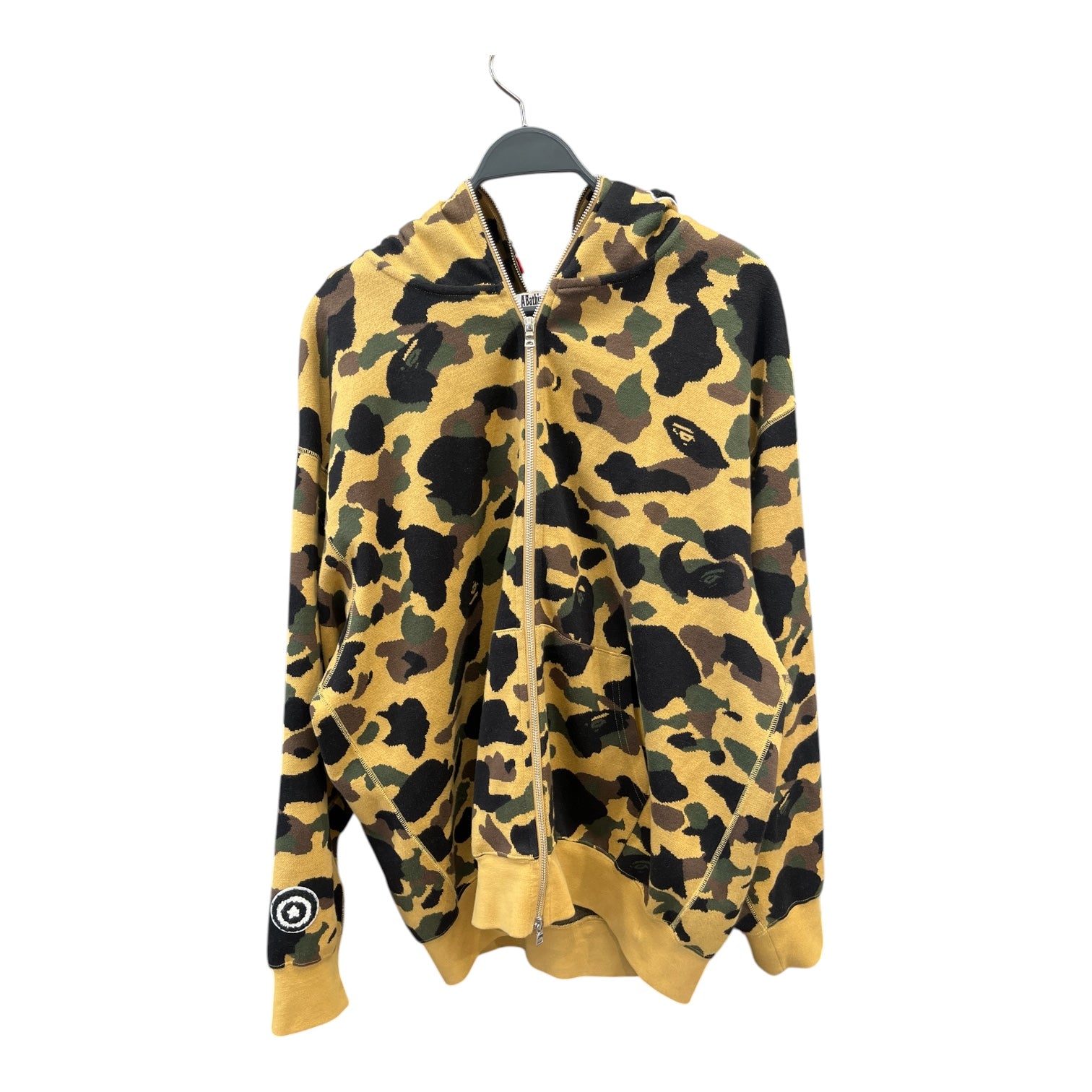 A BATHING APE/Zip Up Hoodie/XL/Camouflage/Cotton/MLT/ view 1