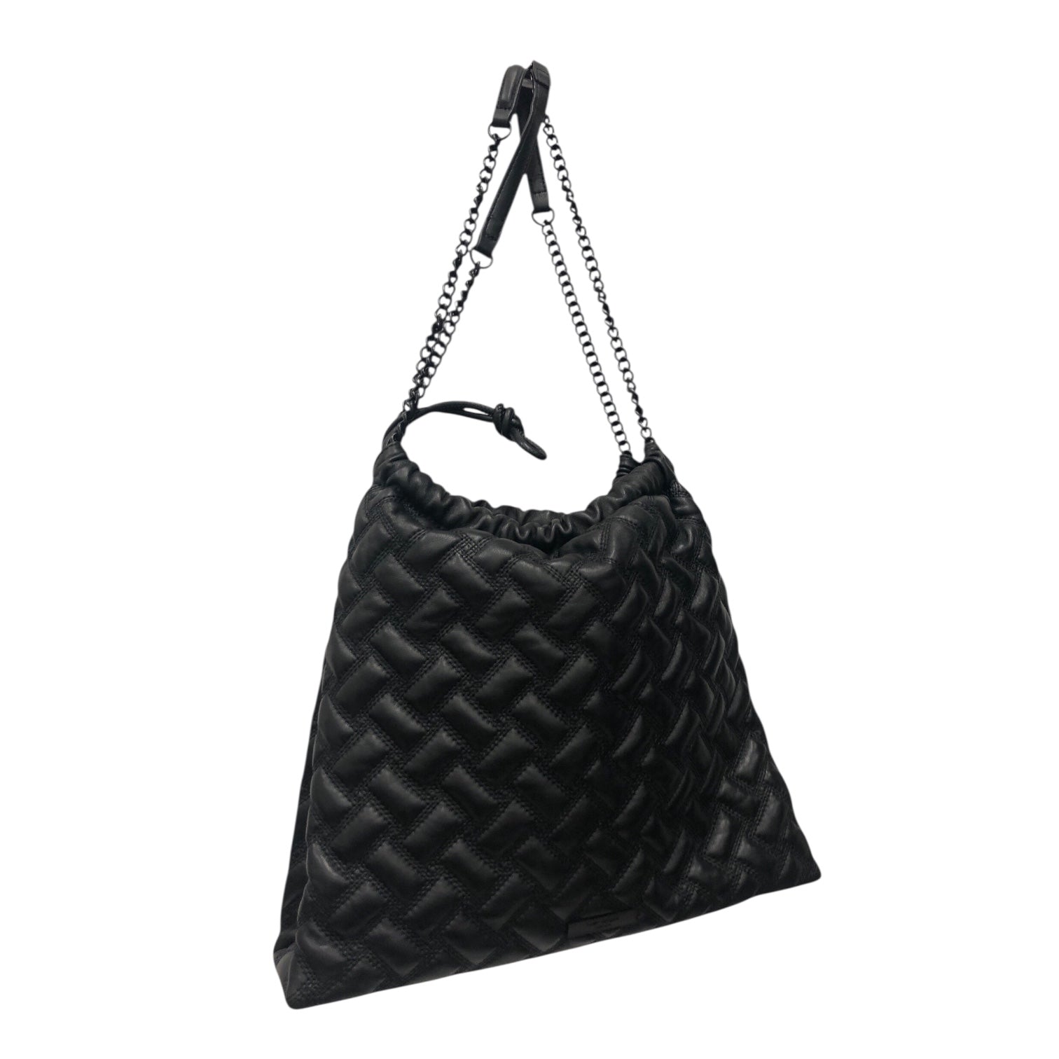 Kurt Geiger/Tote Bag/Leather/BLK/KENSINGTON DRAWSTRING TOTE view 2