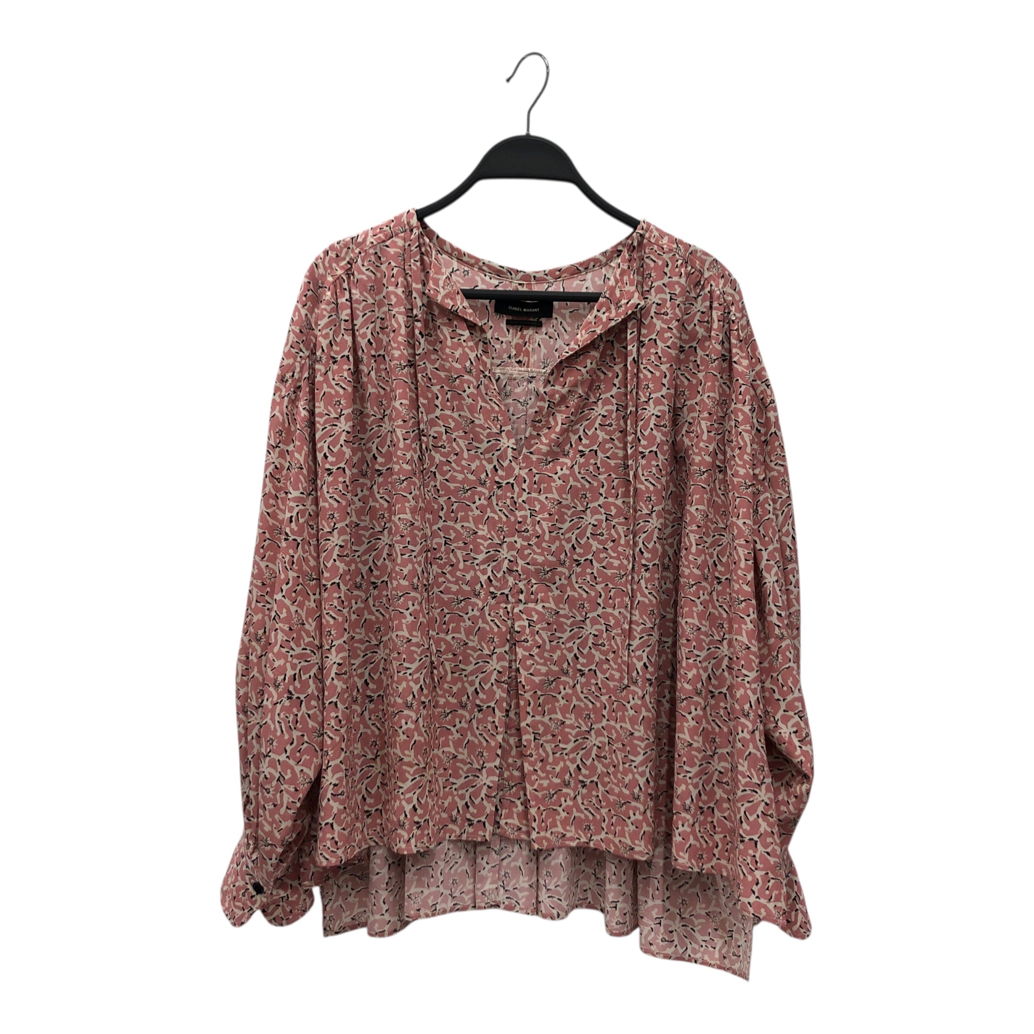 ISABEL MARANT/LS Blouse/38/Floral Pattern/Silk/PNK/ view 1