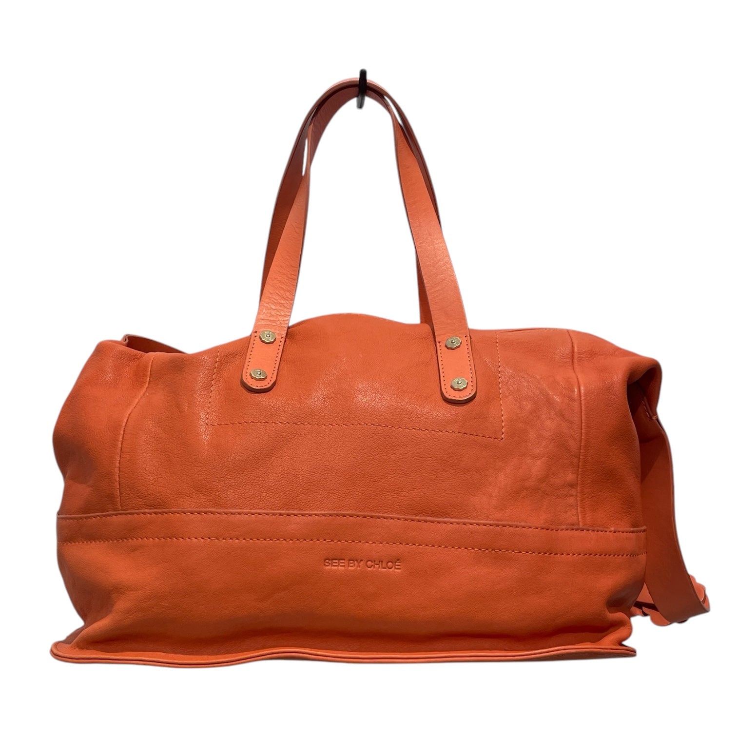 SEE BY CHLOE/Hand Bag/Leather/ORN/CORAL W/ FLORAL STRAP/HARDWARE view 3