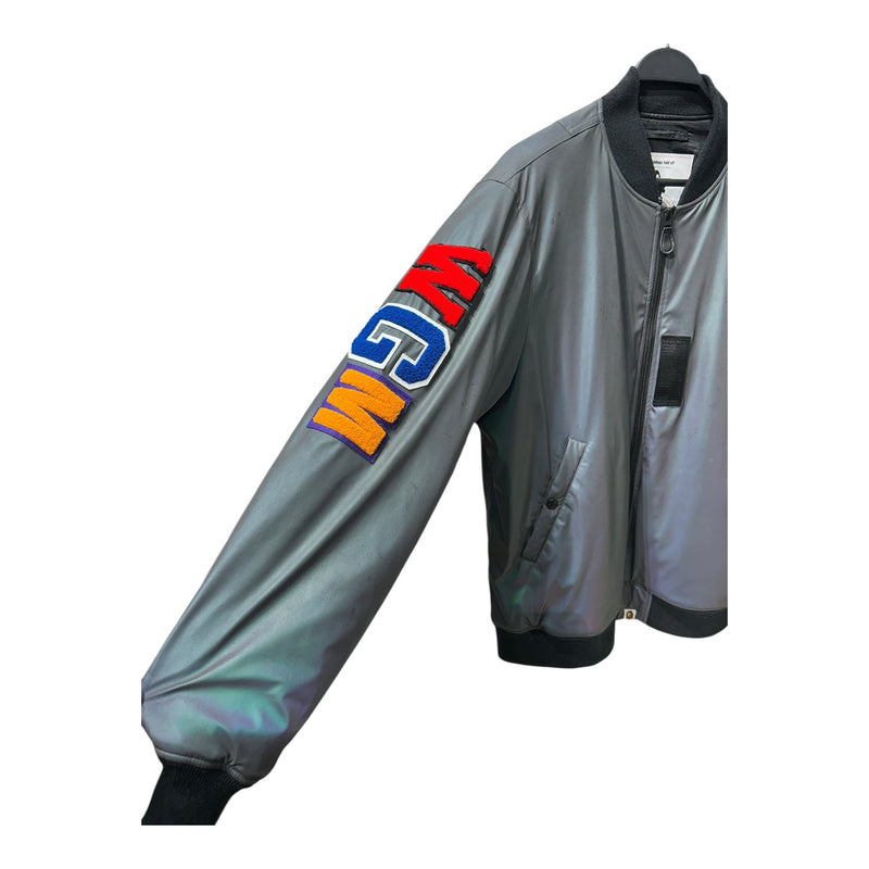 A BATHING APE/Blouson/XL/Nylon/GRY/