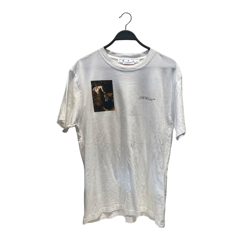 OFF-WHITE/T-Shirt/L/White/Cotton/OMAA027S22JER001/OMAA027S22JER001