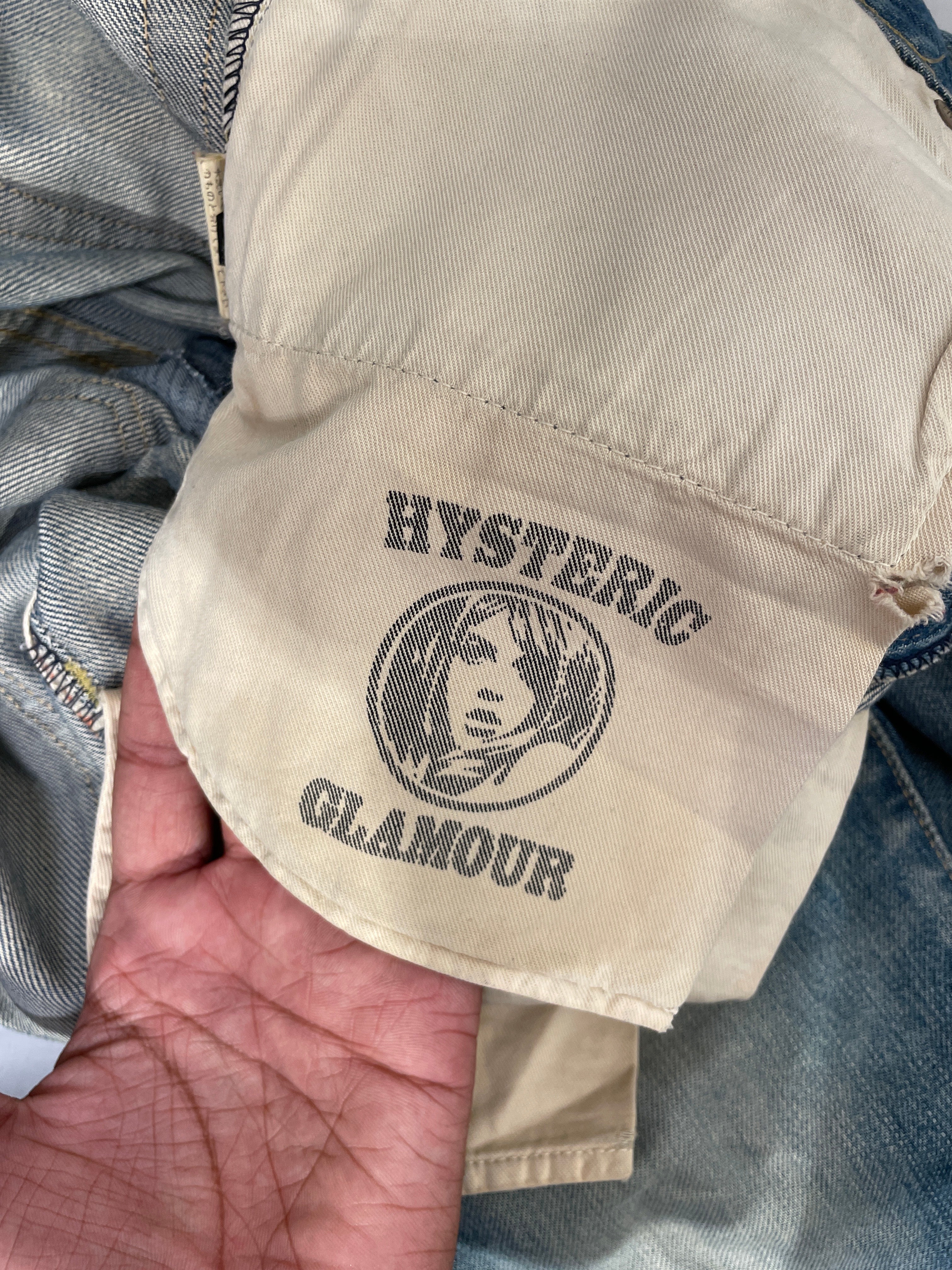 HYSTERIC GLAMOUR/Skinny Pants/30/Denim/IDG/STUDDED POCKETS view 4
