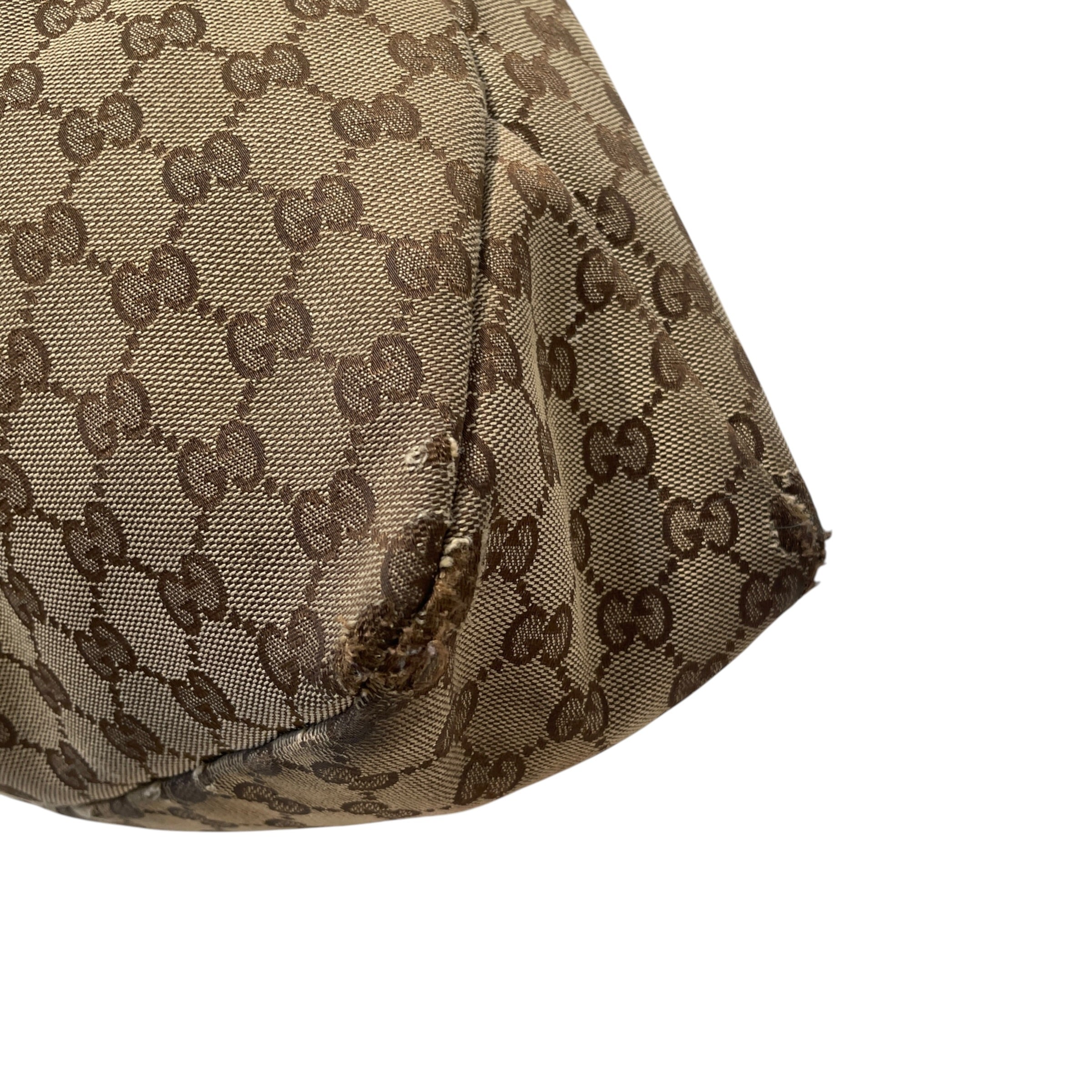GUCCI/Bag/Monogram/Cotton/BRW/Monogram Hobo Bag view 4