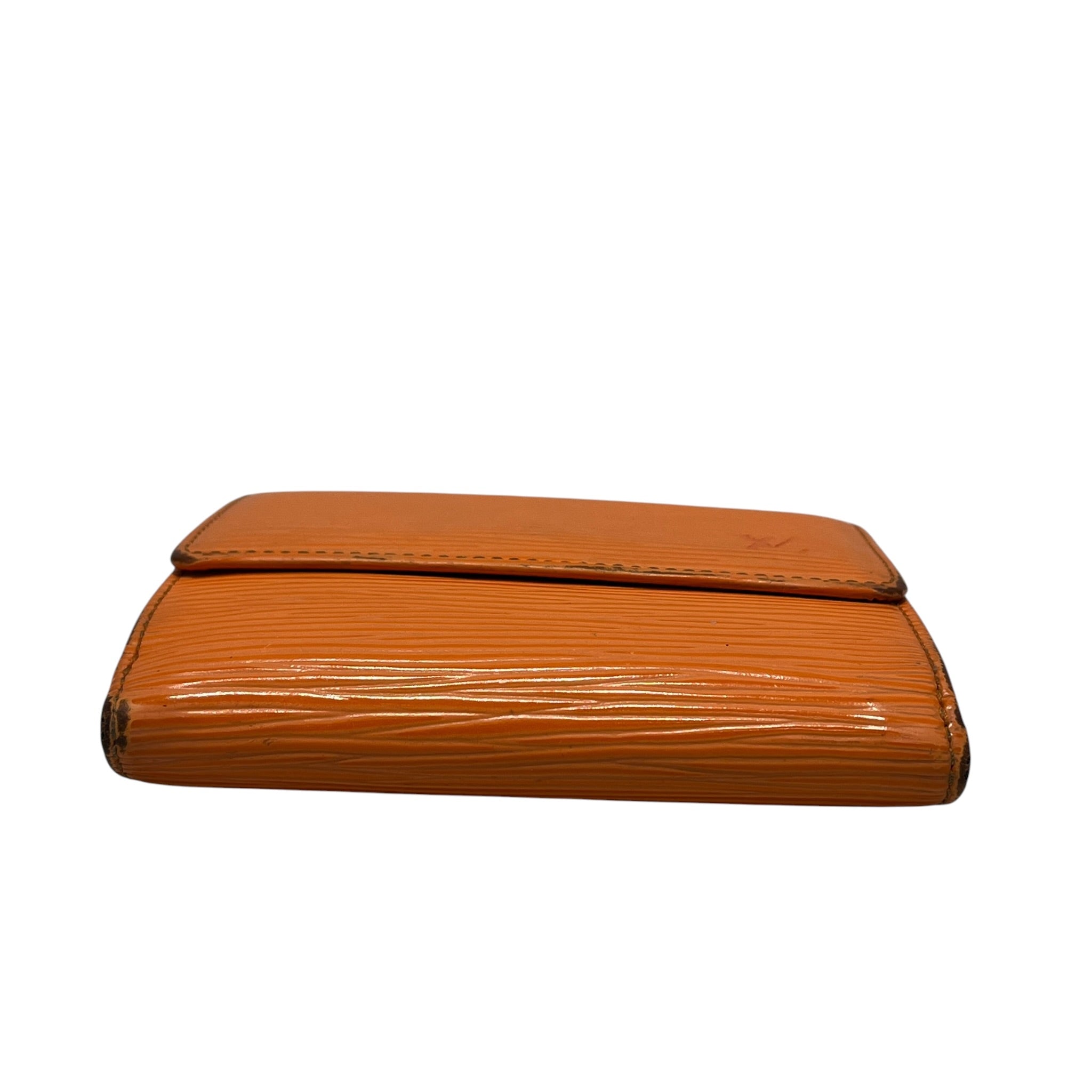 LOUIS VUITTON/Trifold Wallet/Monogram/Leather/ORN/M's/org epi leather wallet view 3
