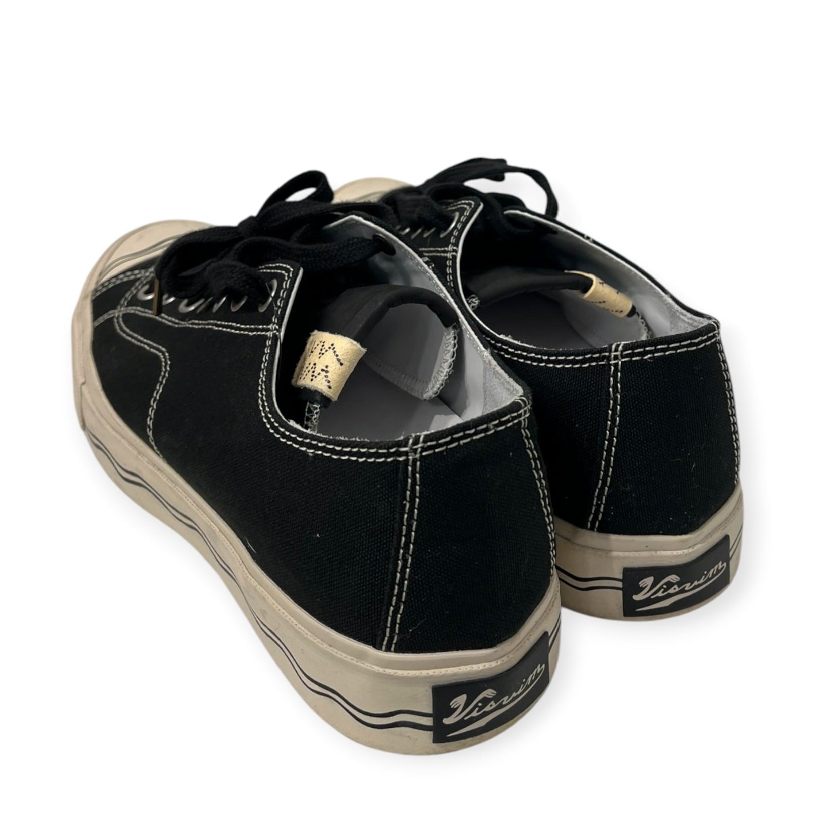 visvim/Low-Sneakers/US 9/Cotton/BLK/CON STYLE VIBRAM SQUIGGLE view 2