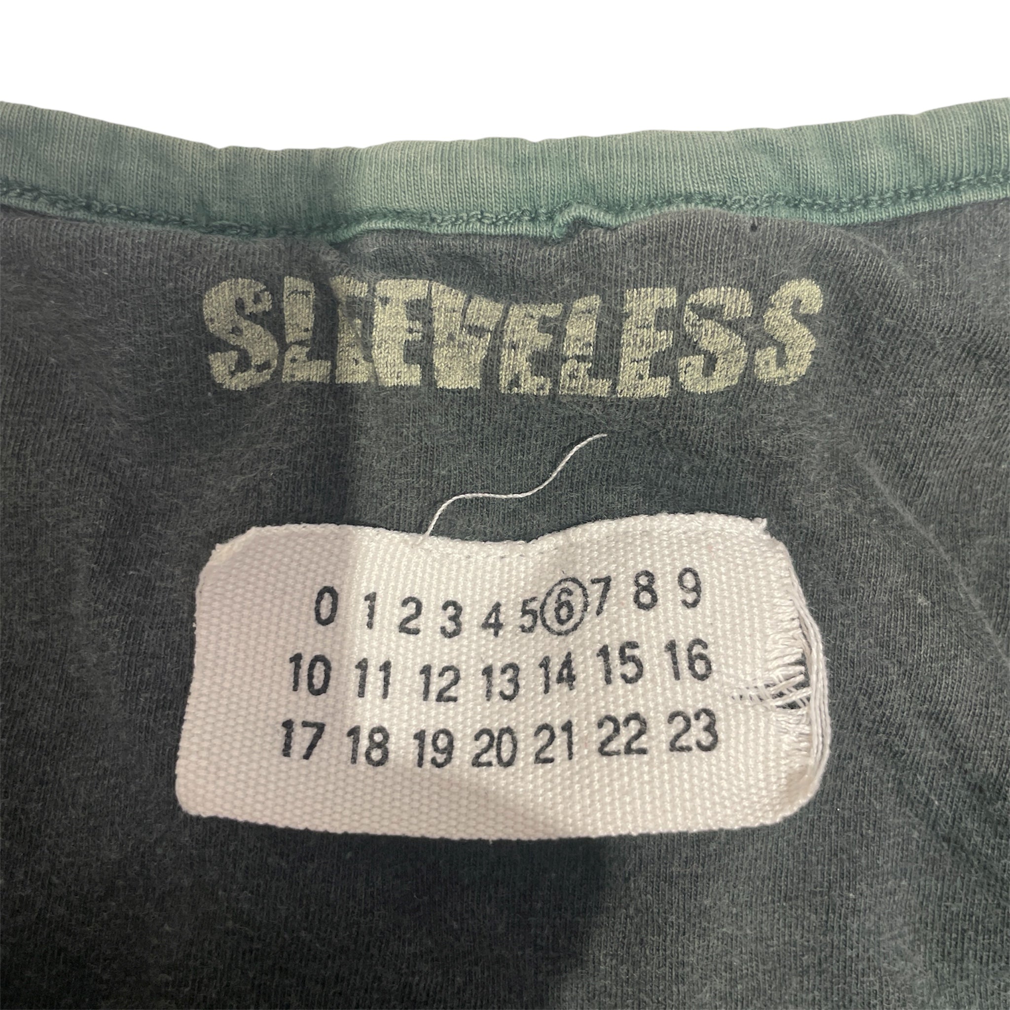 Martin Margiela/Tank Top/S/Cotton/GRN/SS 2004 Forest Green Tnk view 3