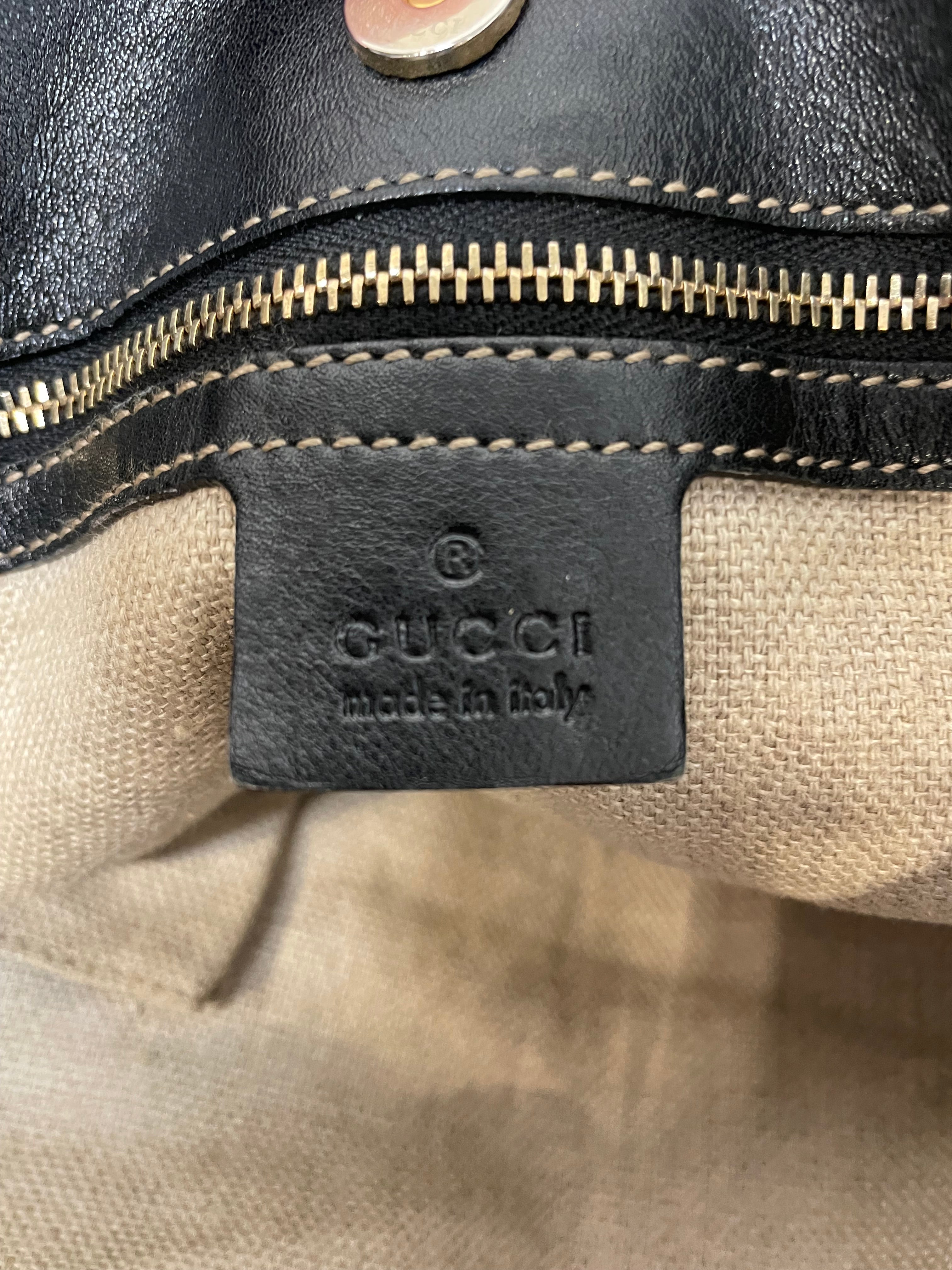 GUCCI/Tote Bag/Floral Pattern/BLK/Gucci Floral Canvas Tote view 5