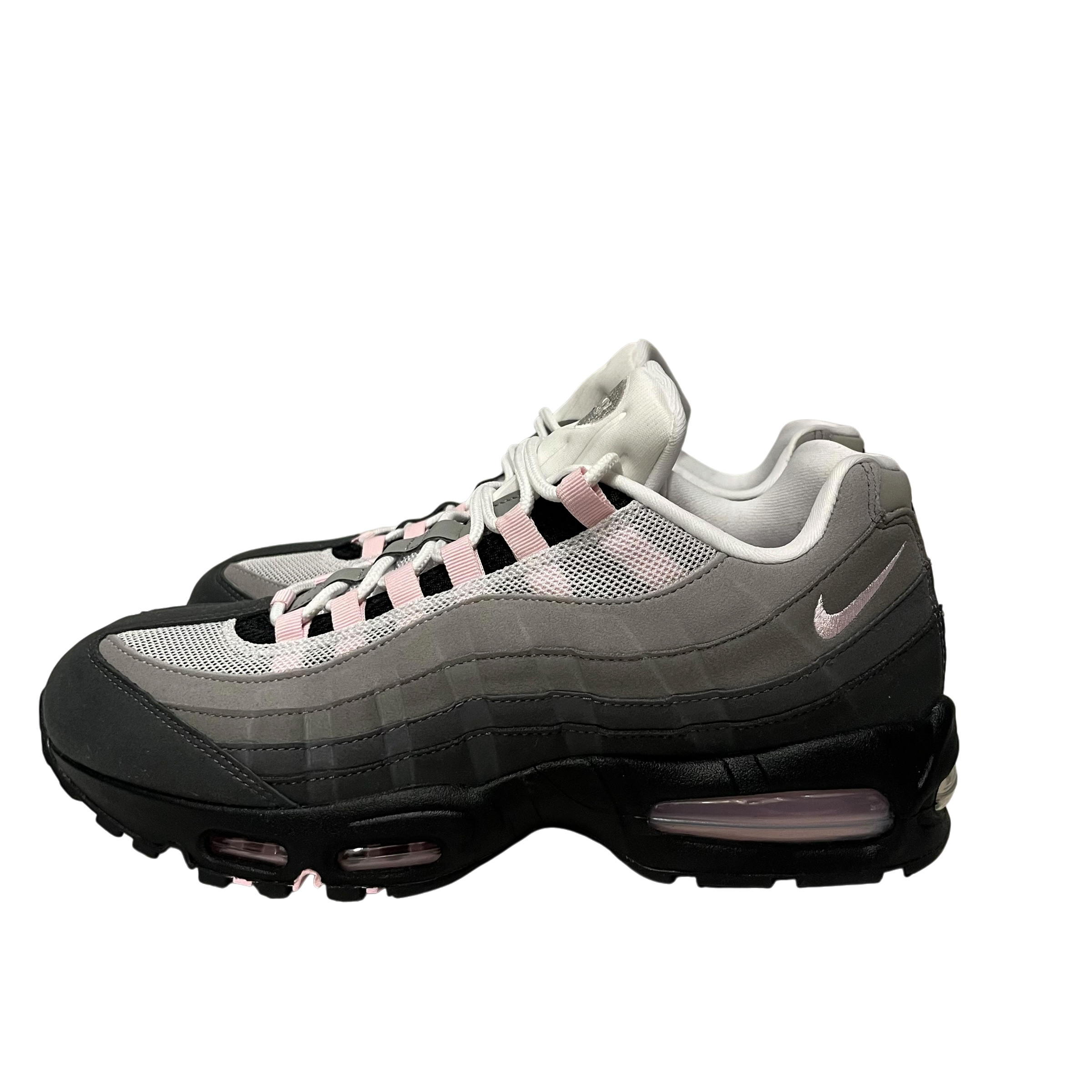 NIKE/Hi-Sneakers/US 13/Suede/GRY/air max 95 pink foam view 3