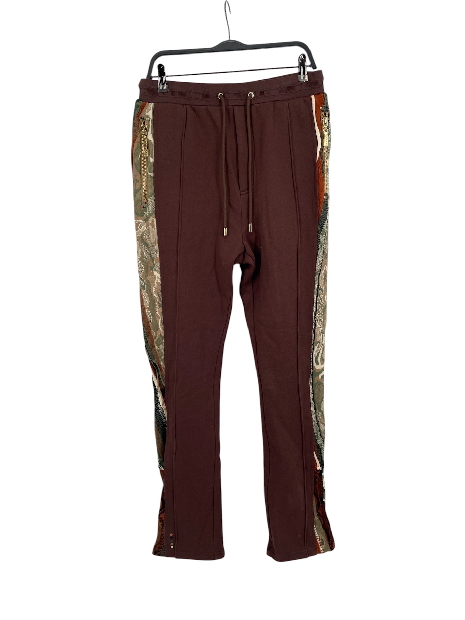 COOGI/Straight Pants/M/Cotton/BRW/FLEECE PANTS\ ZIPPER POCKETS view 1