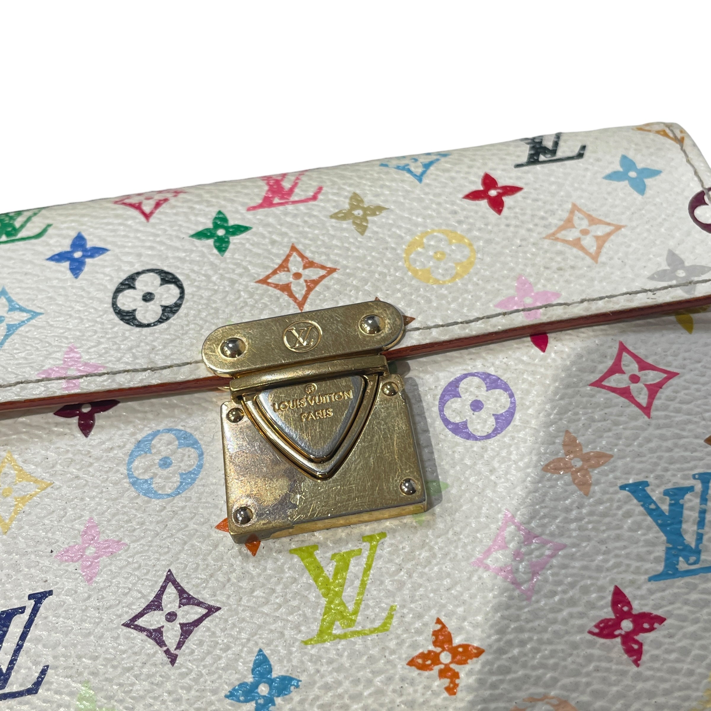 LOUIS VUITTON/Wallet/Monogram/Leather/WHT/M's/TAKASHI MURAKAMI MONOGRAM view 10