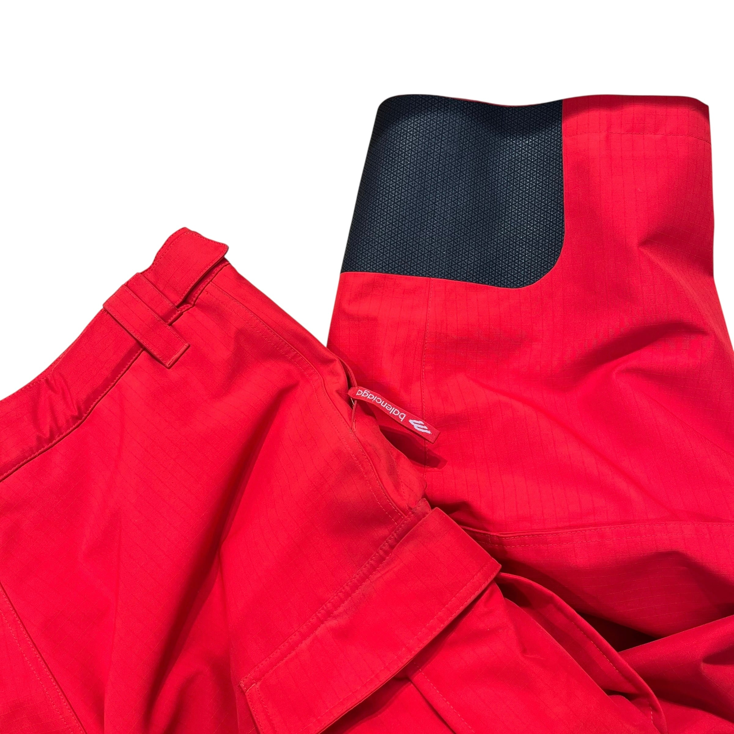 BALENCIAGA/Straight Pants/52/Nylon/RED/3B SKI PANTS view 5
