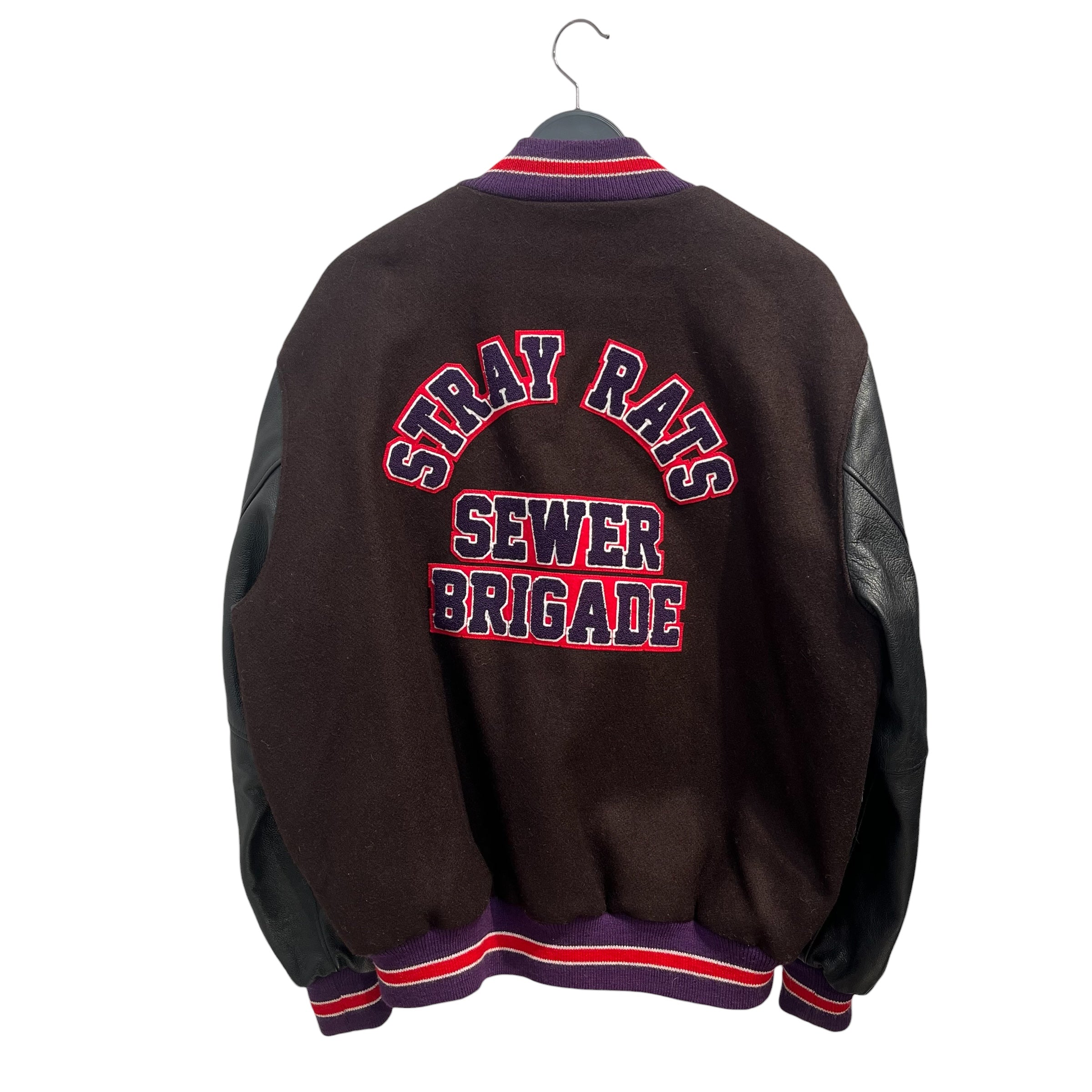 STRAY RATS/Jacket/XL/Wool/BRW/Graphic/VARSITY 2010 SEWER BRIGADE view 5
