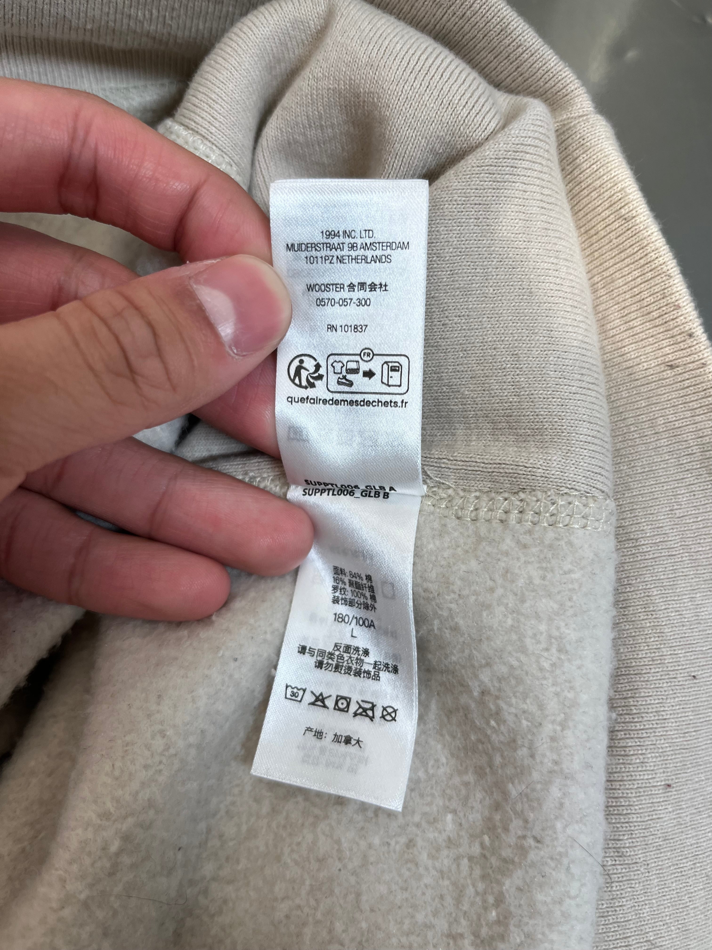 Supreme/Hoodie/L/Cotton/CRM/Box Logo view 8