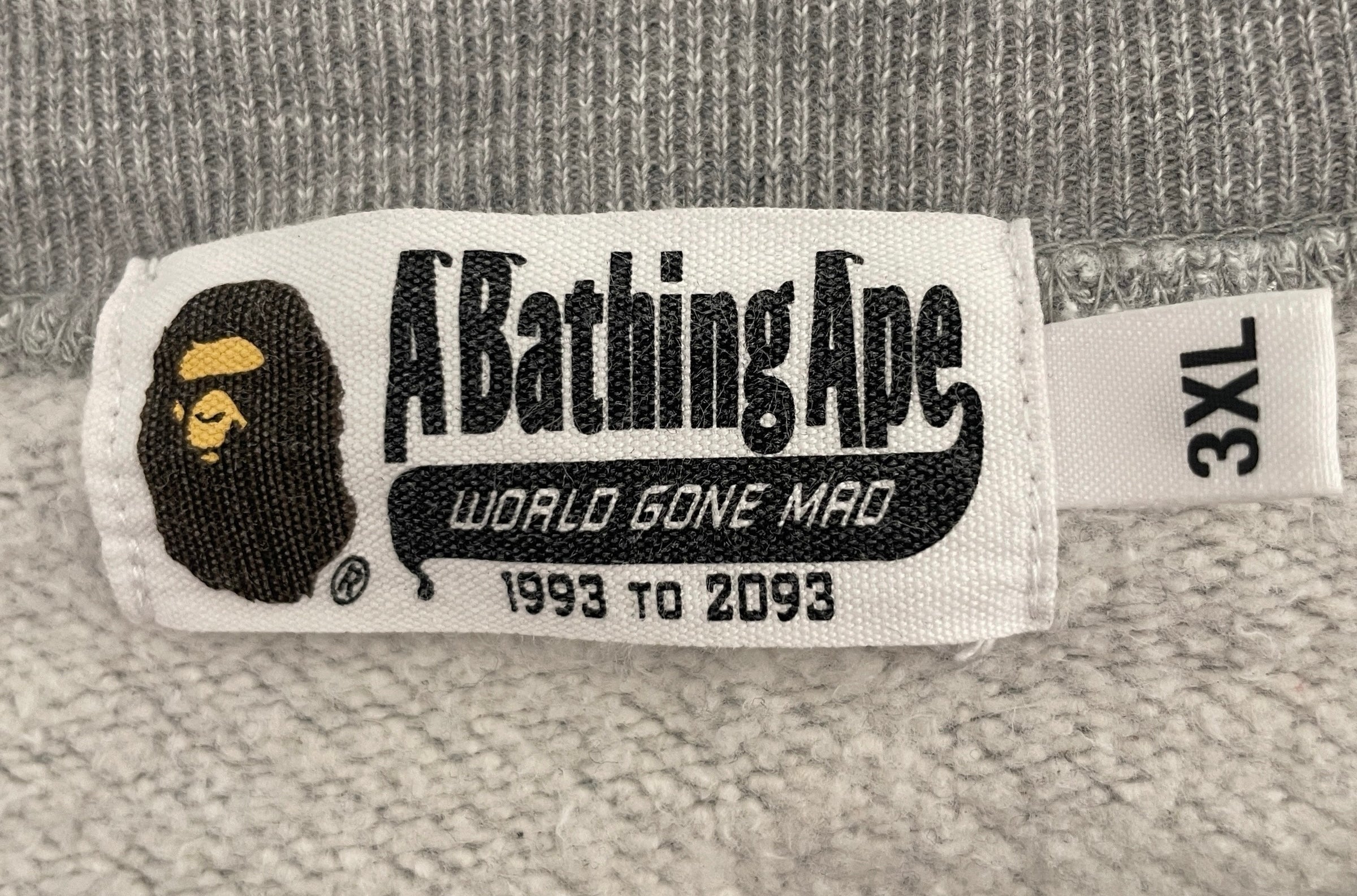 A BATHING APE/Sweater/XXXL/Cotton/GRY/CUDI view 3