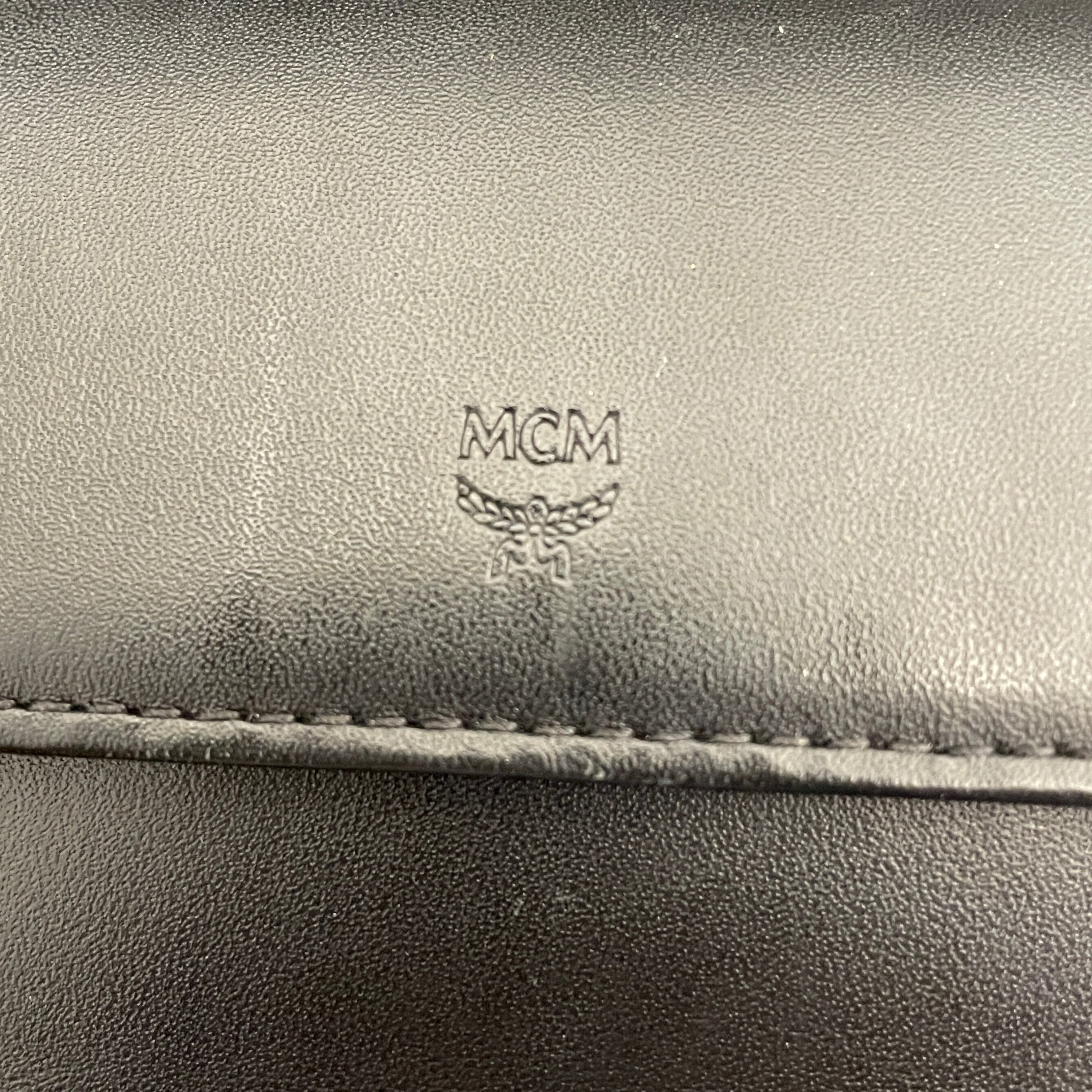 MCM/Cross Body Bag/Monogram/Leather/BLK/VISETOS view 3
