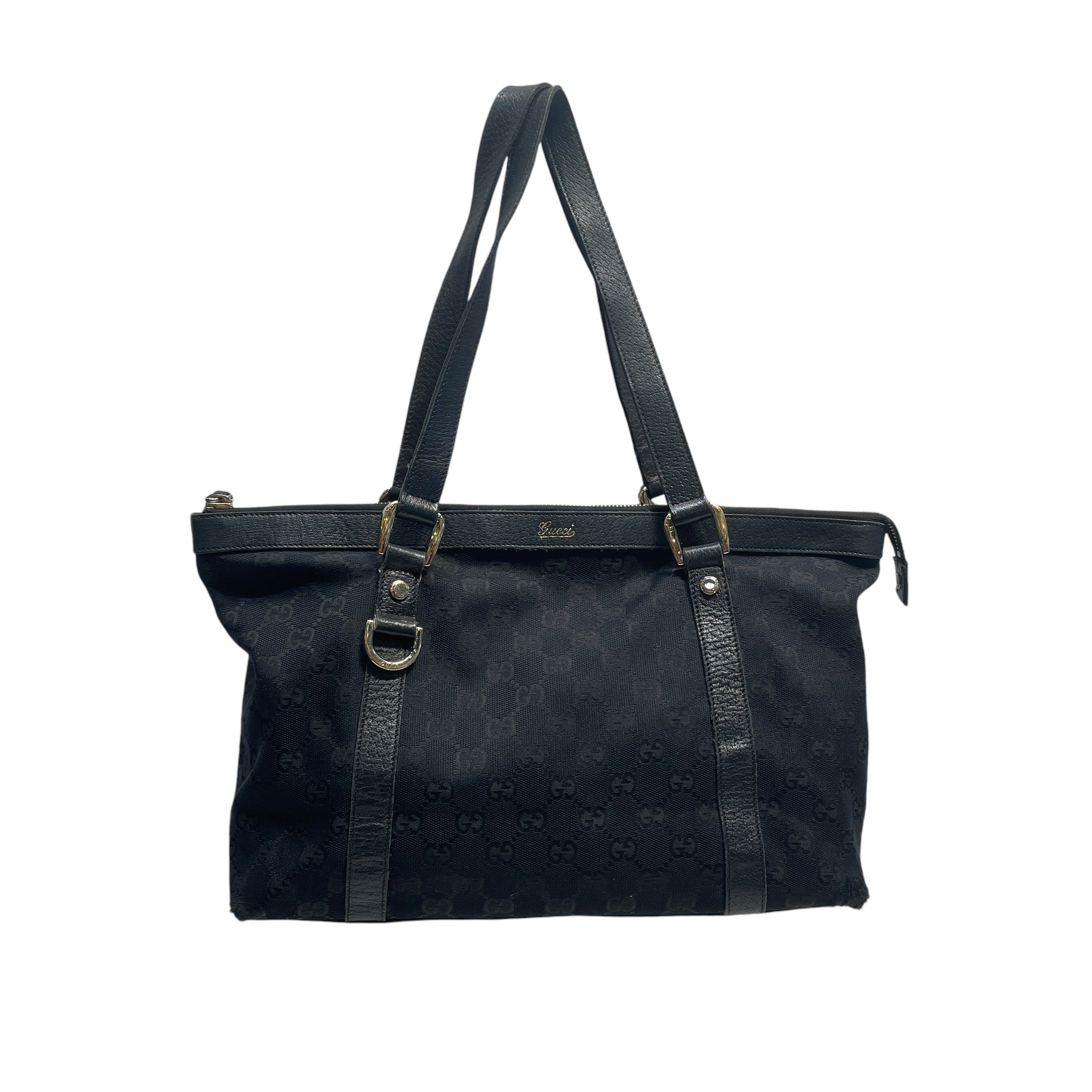 GUCCI/Hand Bag/Monogram/BLK/Canvas Abbey view 1