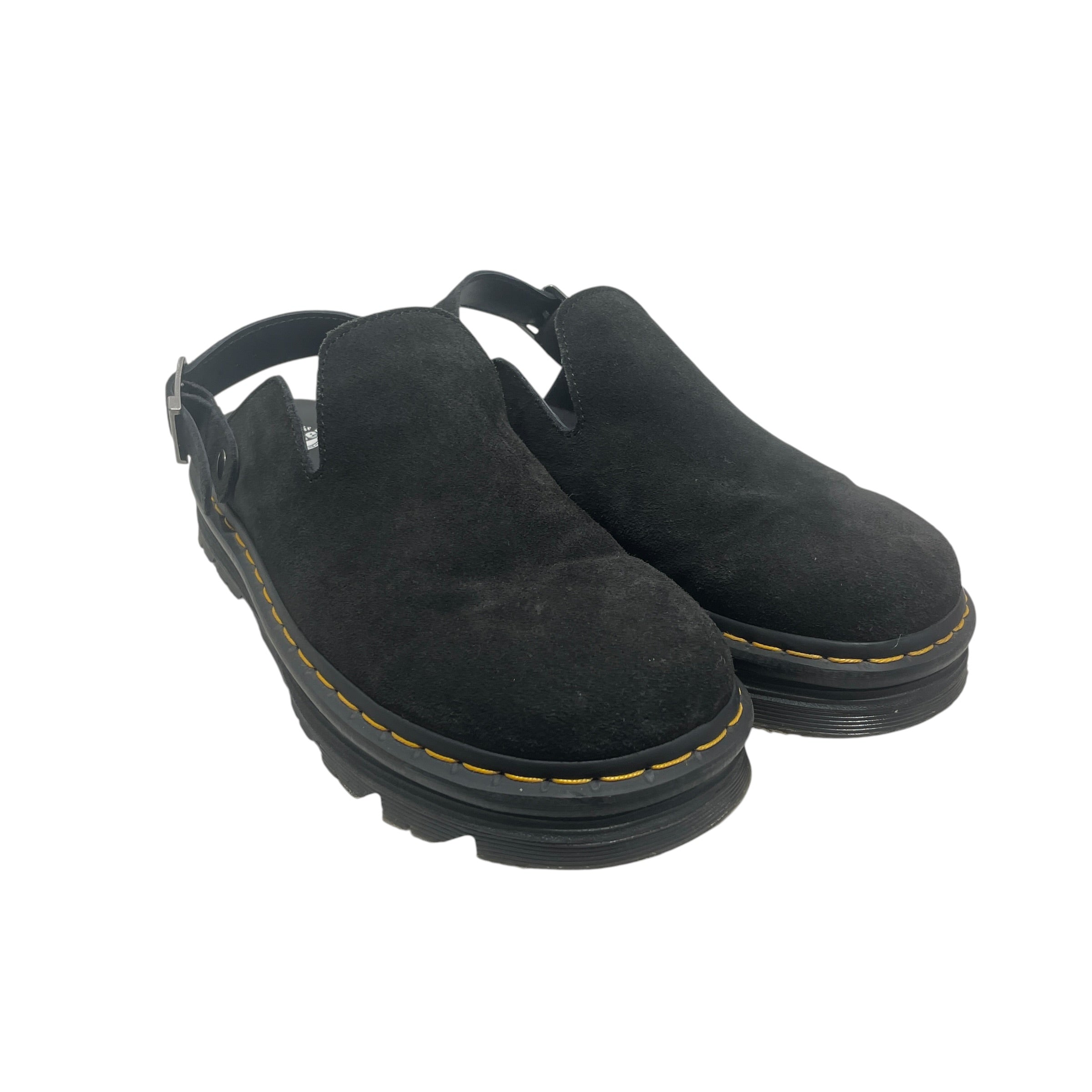 Dr.Martens/Shoes/US 11/Suede/BLK/ZEBZAG SUEDE SLINGBACK MULES view 1