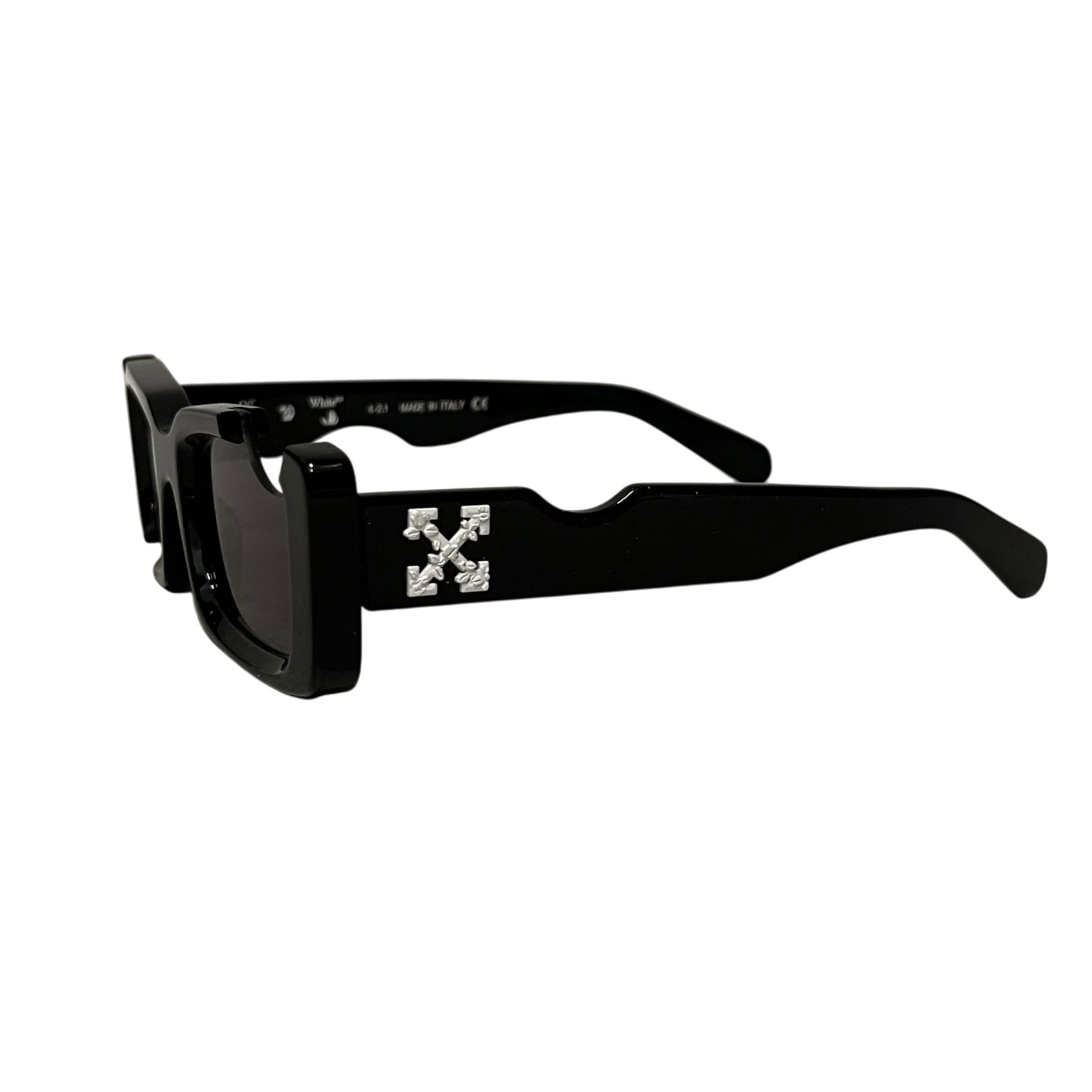 OFF-WHITE/Sunglasses/Celluloid/BLK/"caddy" glasses view 3